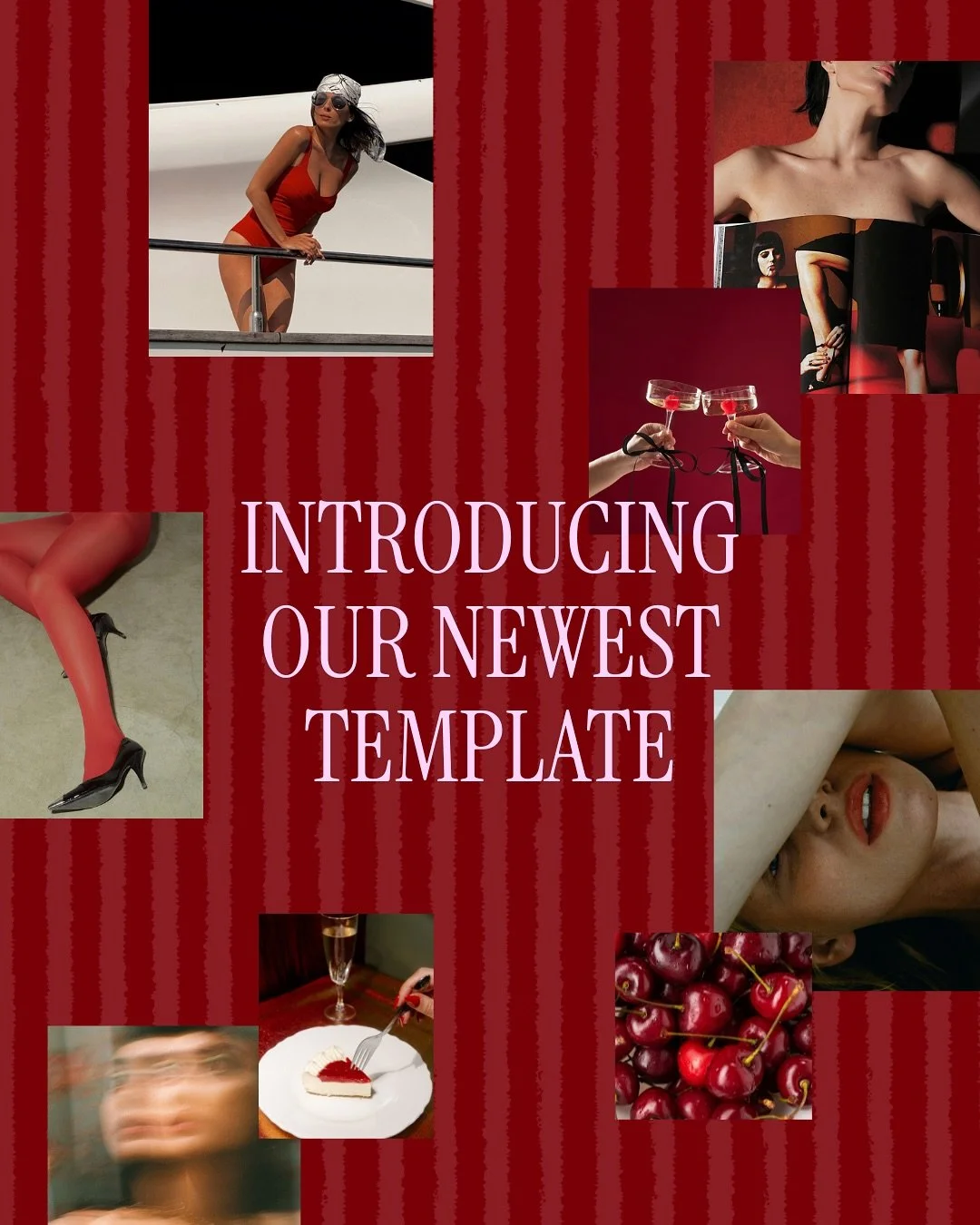 We couldn&rsquo;t keep this secret any longer 👀
 Here&rsquo;s your first look at our newest website template &mdash; Cherry Creative 🍒 
She&rsquo;s sweet as pie, bold as a red lip, and built for brands that don&rsquo;t do &ldquo;subtle.&rdquo;

The