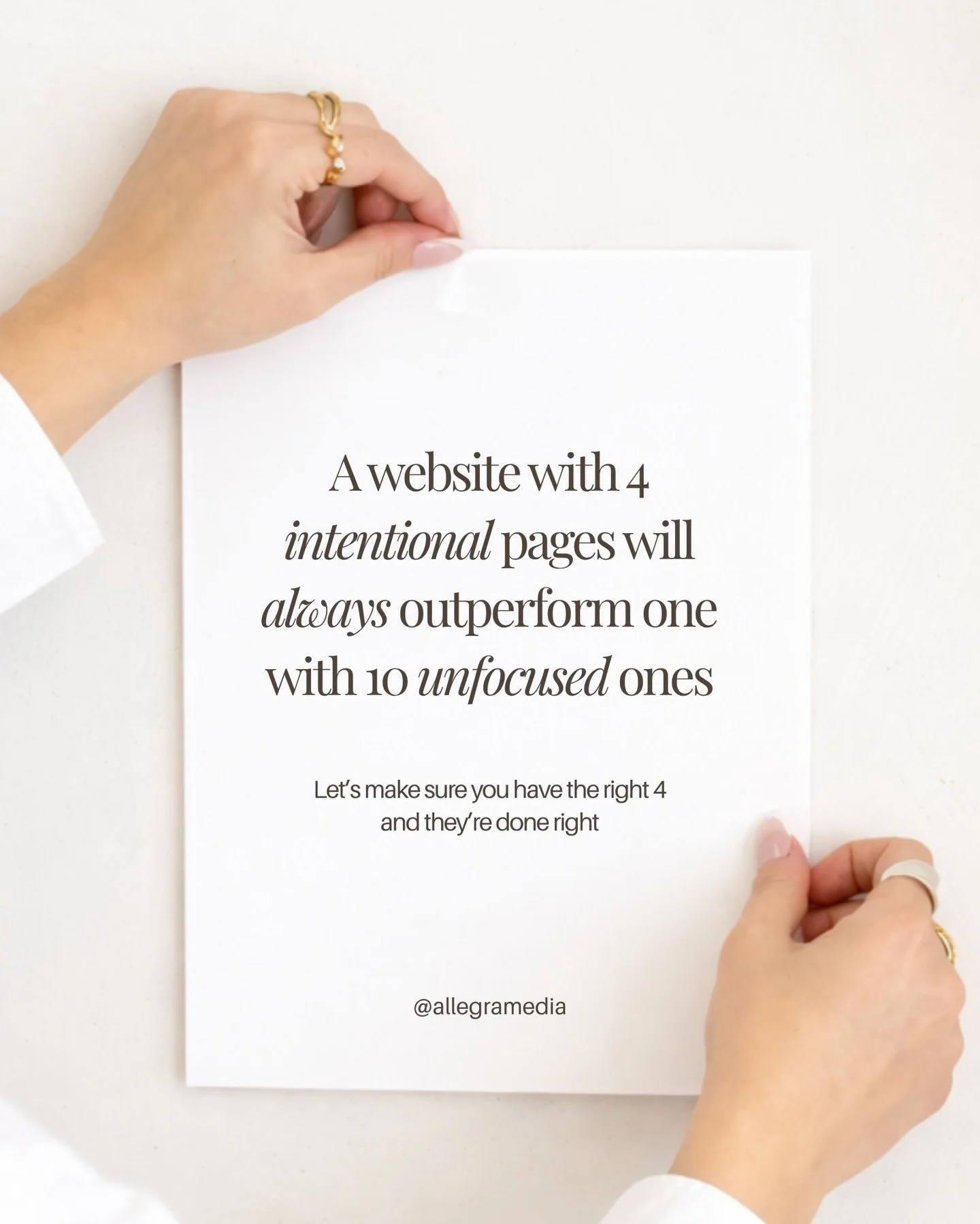 More pages doesn&rsquo;t automatically mean a better website.

The strongest websites I&rsquo;ve built always get these four pages right first.

They&rsquo;re the ones people click on, the ones they spend the most time on, and the ones that shape how