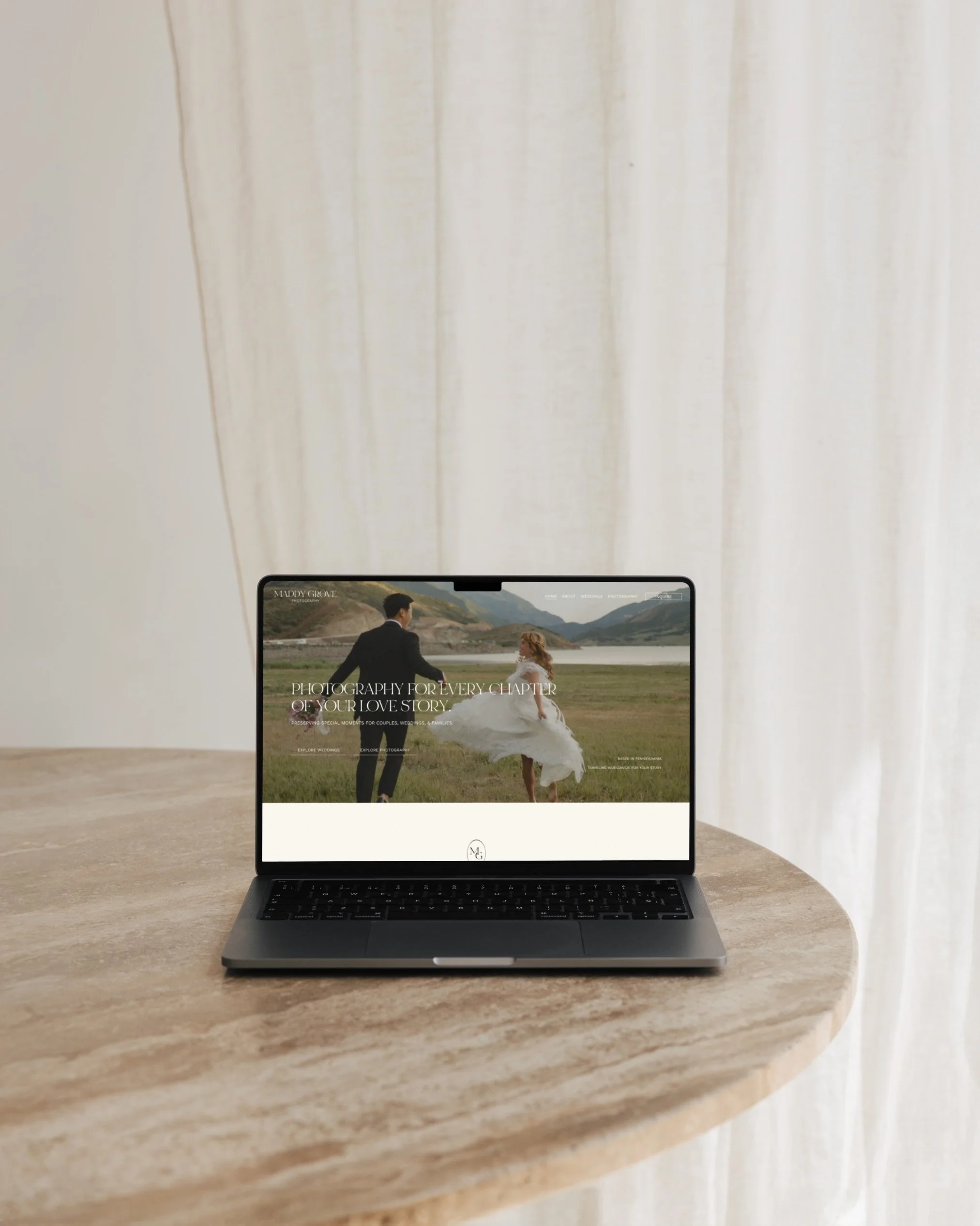 A look at @maddygrovephotography new website!🤍

Maddy and Jared wanted a website that reflected the same intention and care they bring to every session. One that gave their photographs the space they deserve and aligned with the direction their busi