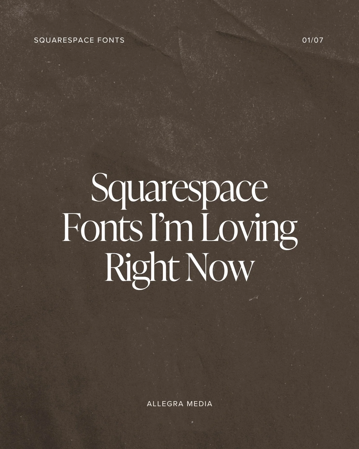 A few of my favourite Squarespace fonts right now ✨ The right typography can completely change how a brand feels and what your website communicates before someone even starts reading.

What fonts have you been loving lately?

#squarespacefonts #squar