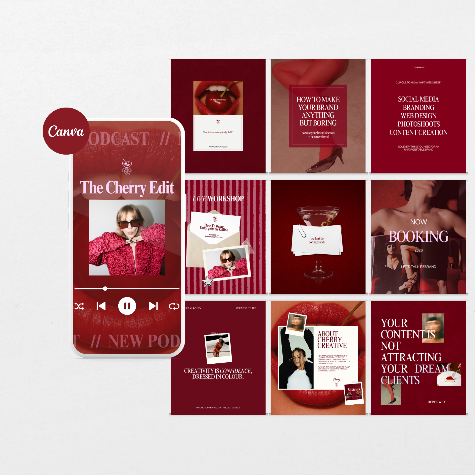 Cherry Creative Instagram Templates