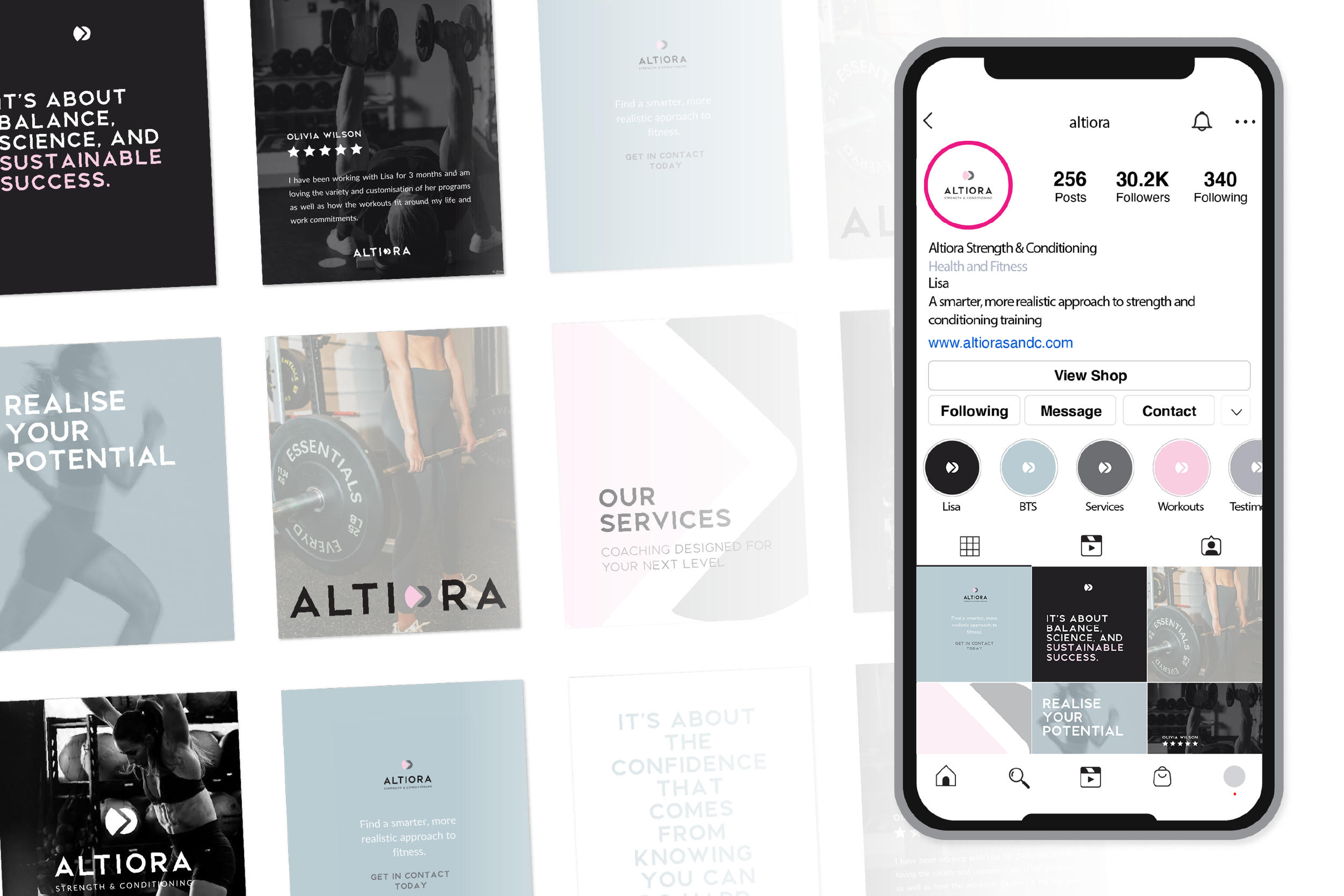 Altiora Social Media Design