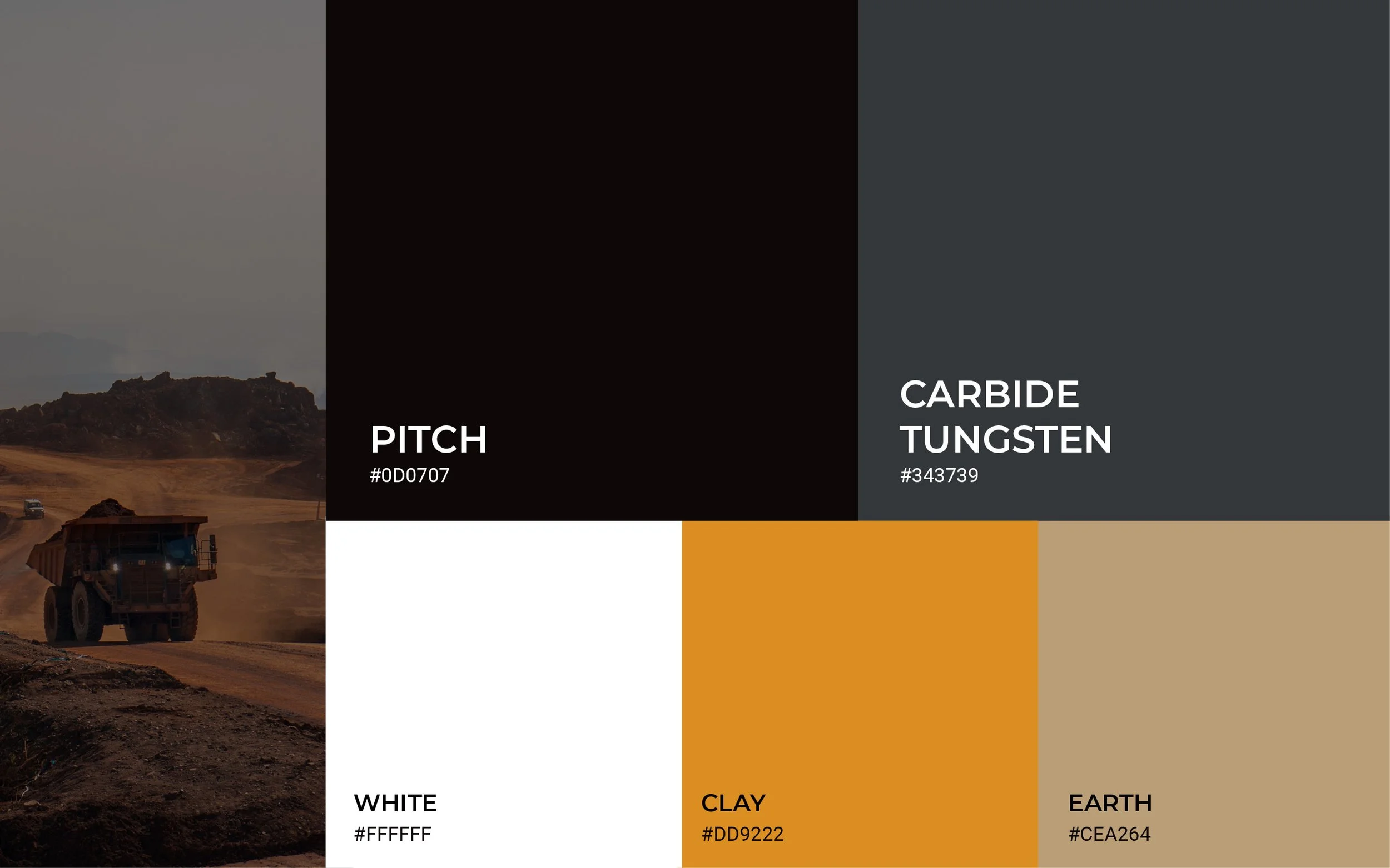 HMI colour palette that reflects the tones of the industry