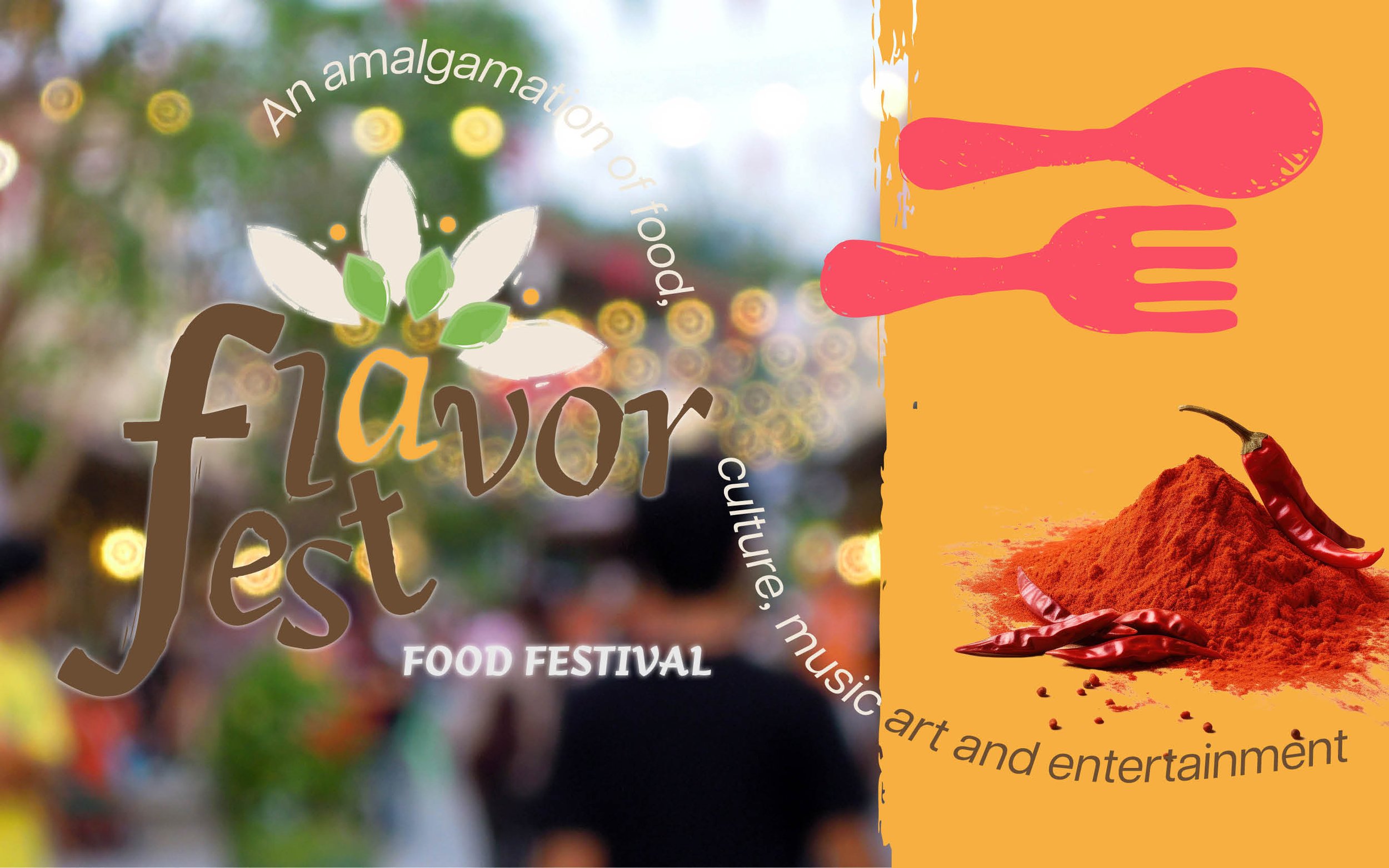 Flavor Fest Food Branding Logo Design