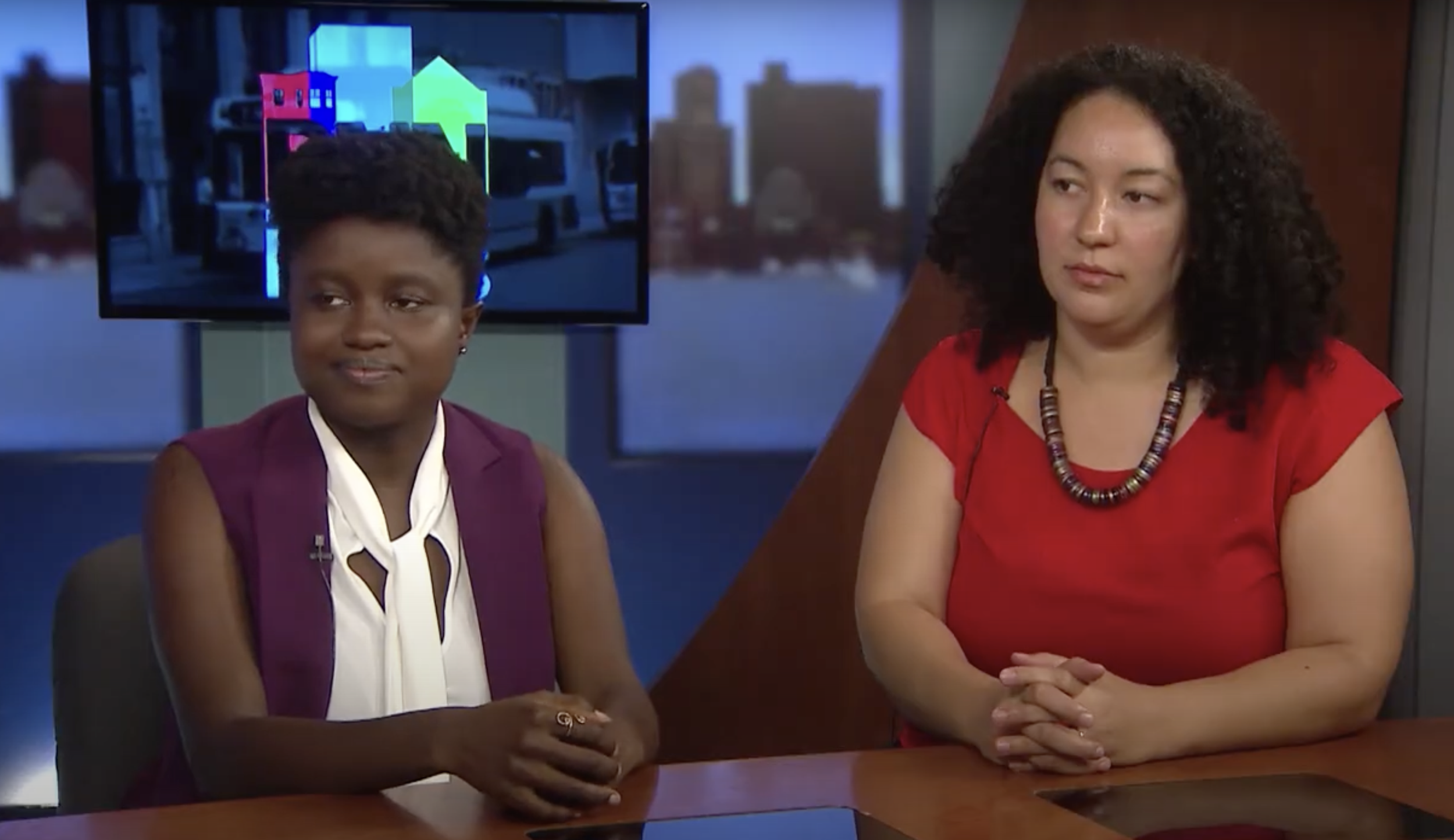 Mothers Tell Story of Health Care Divide. 
Boston Neighborhood Network News (BNN), September 2018. Co-producers Fatima Dainkeh and Tariana V. Little talk about their short documentary, “Stories of Black Motherhood.”