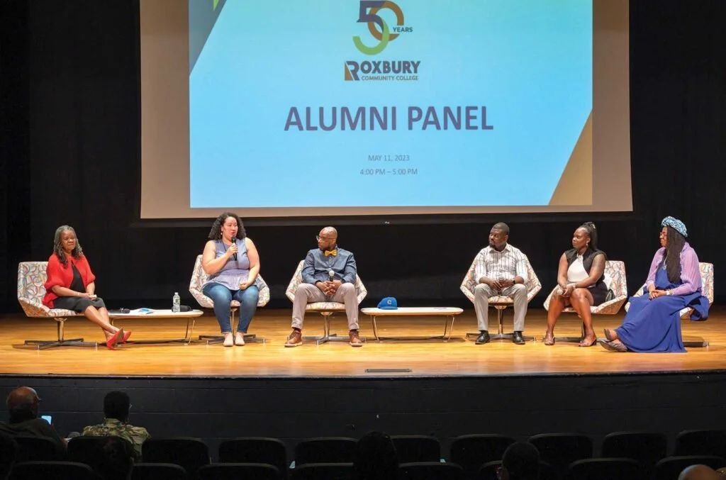 “Roxbury Community College Celebrates its 50th Anniversary with Fanfare and Hip-Hop.”                                                       
RCC Celebrates its 50th Anniversary (GBH, May 2023). Article quoting Tariana on her experience at the school