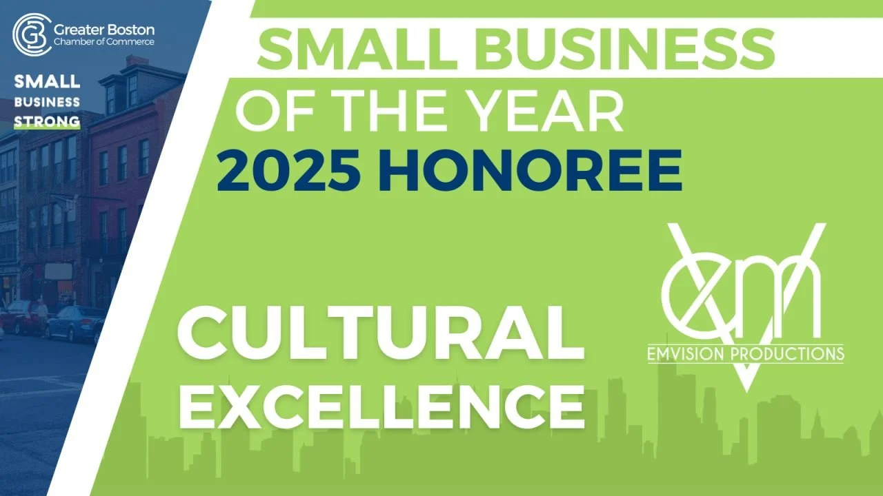 Chamber Announces 2025 Small Business of the Year Honorees, March 2025. EmVision received the 2025 Small Business of the Year Award in the Cultural Excellence category.
