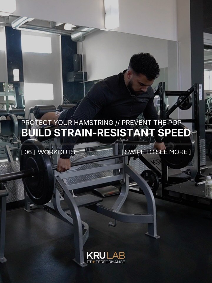 For sprinters, &ldquo;strong hamstrings&rdquo; is about matching eccentric (lengthening) capacity to the force demands at each sprint phase:
🔺 Proximal eccentrics to support hip acceleration mechanics 🔺 Distal eccentrics to tolerate high-speed knee