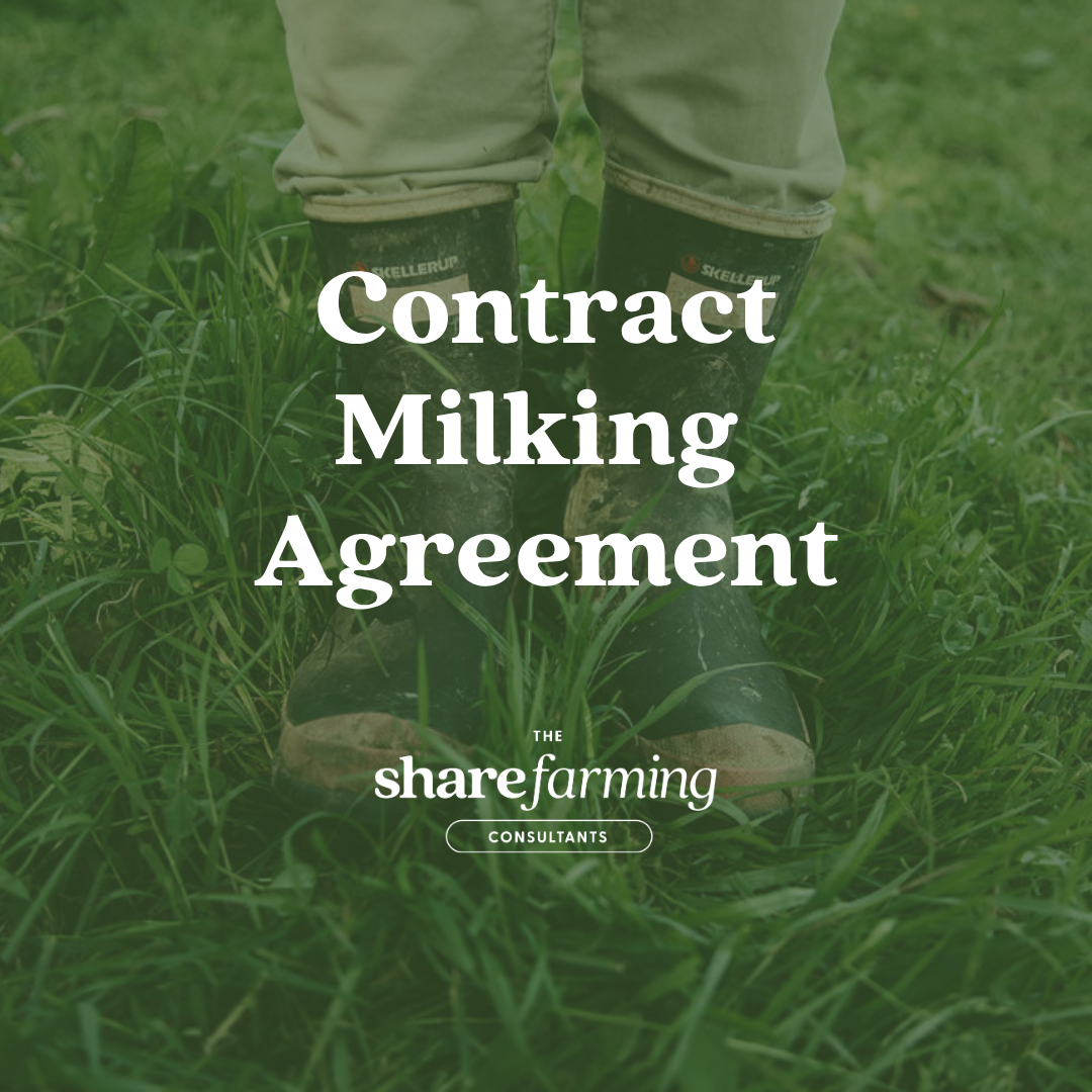 Contract Milking Agreement