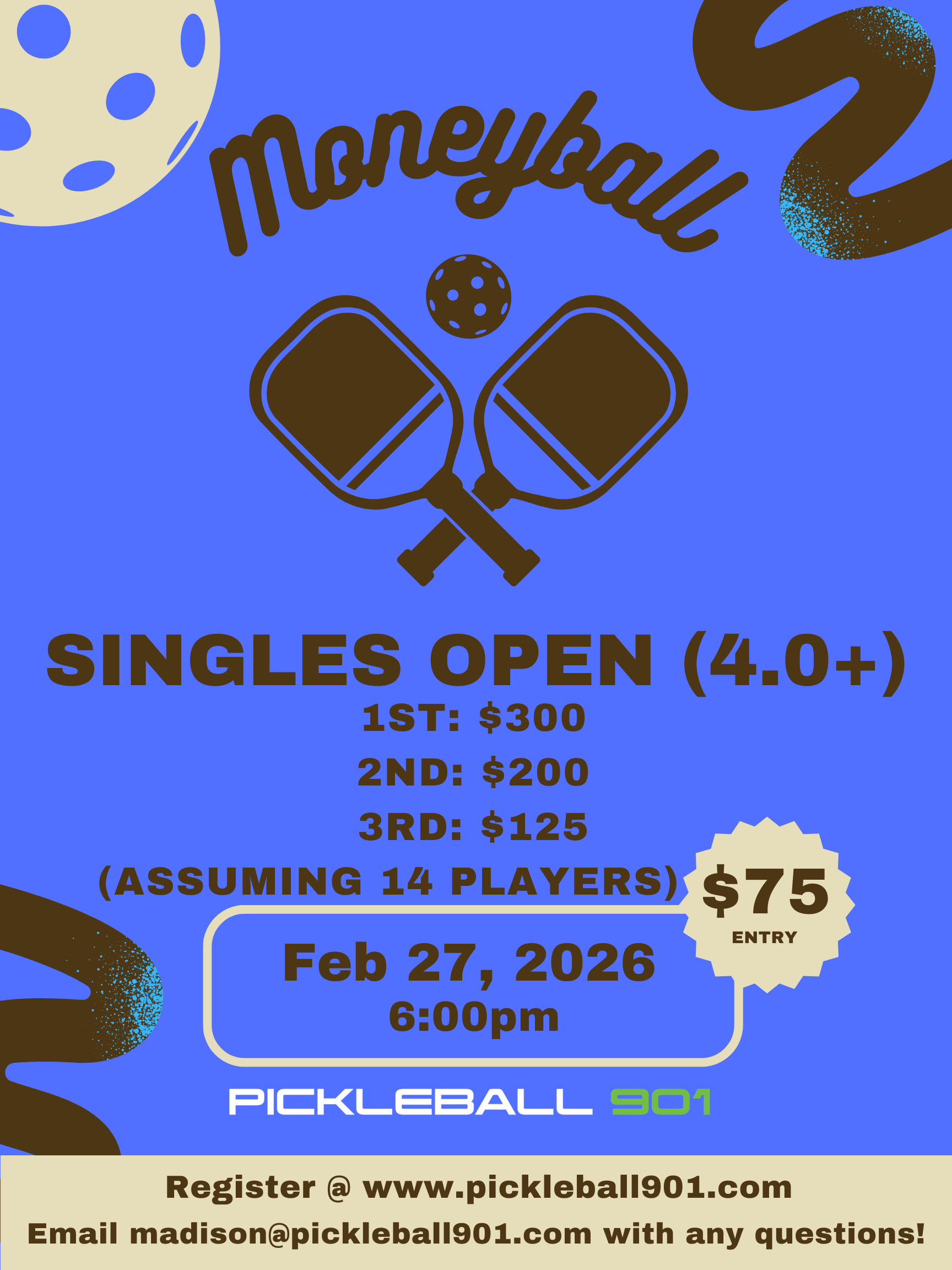 SINGLES OPEN (4.0+)