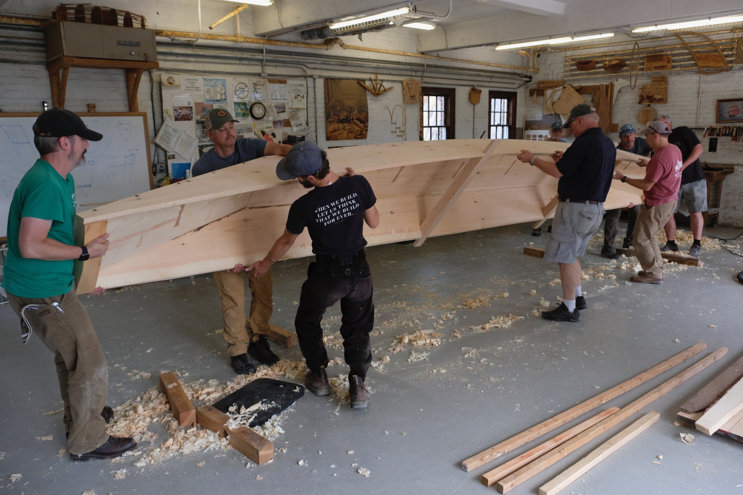 Japanese boat, WoodenBoat School, 2020.