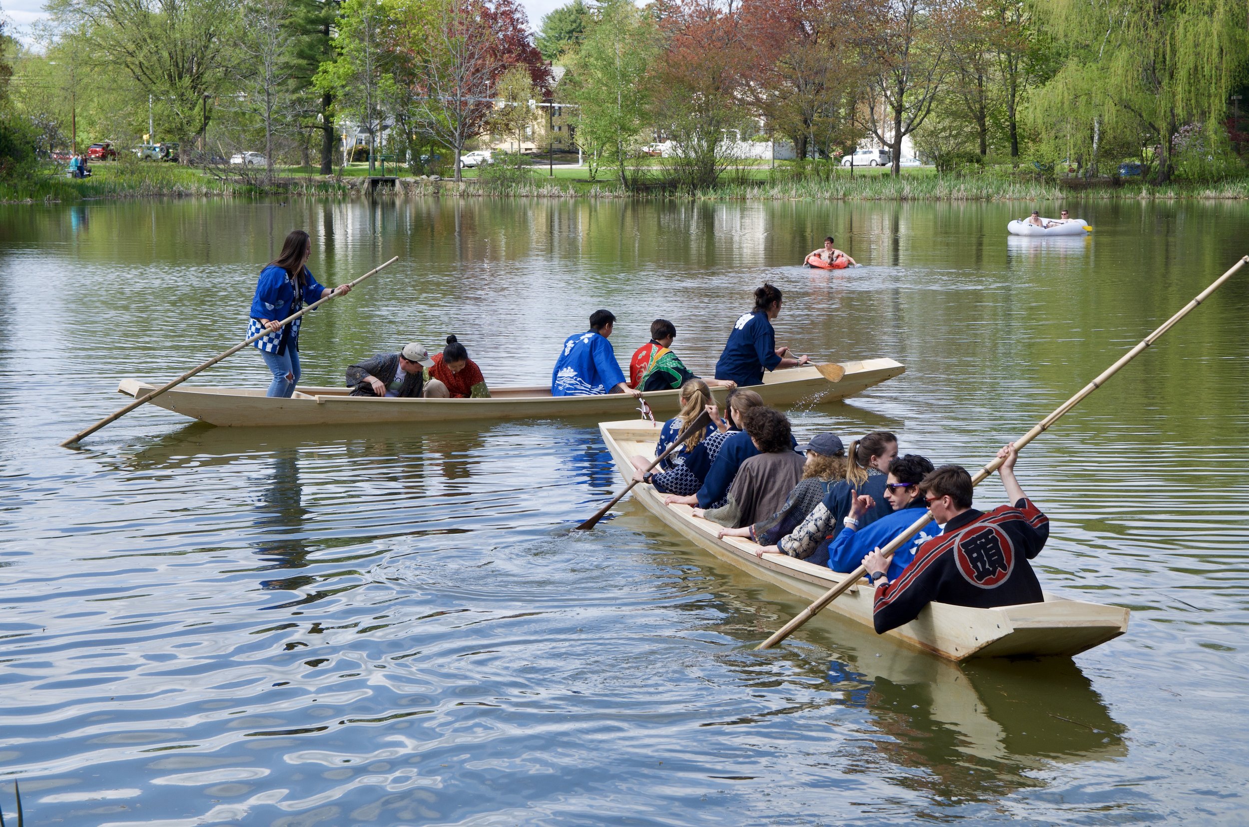 Japanese boats, Bates College, 2019.