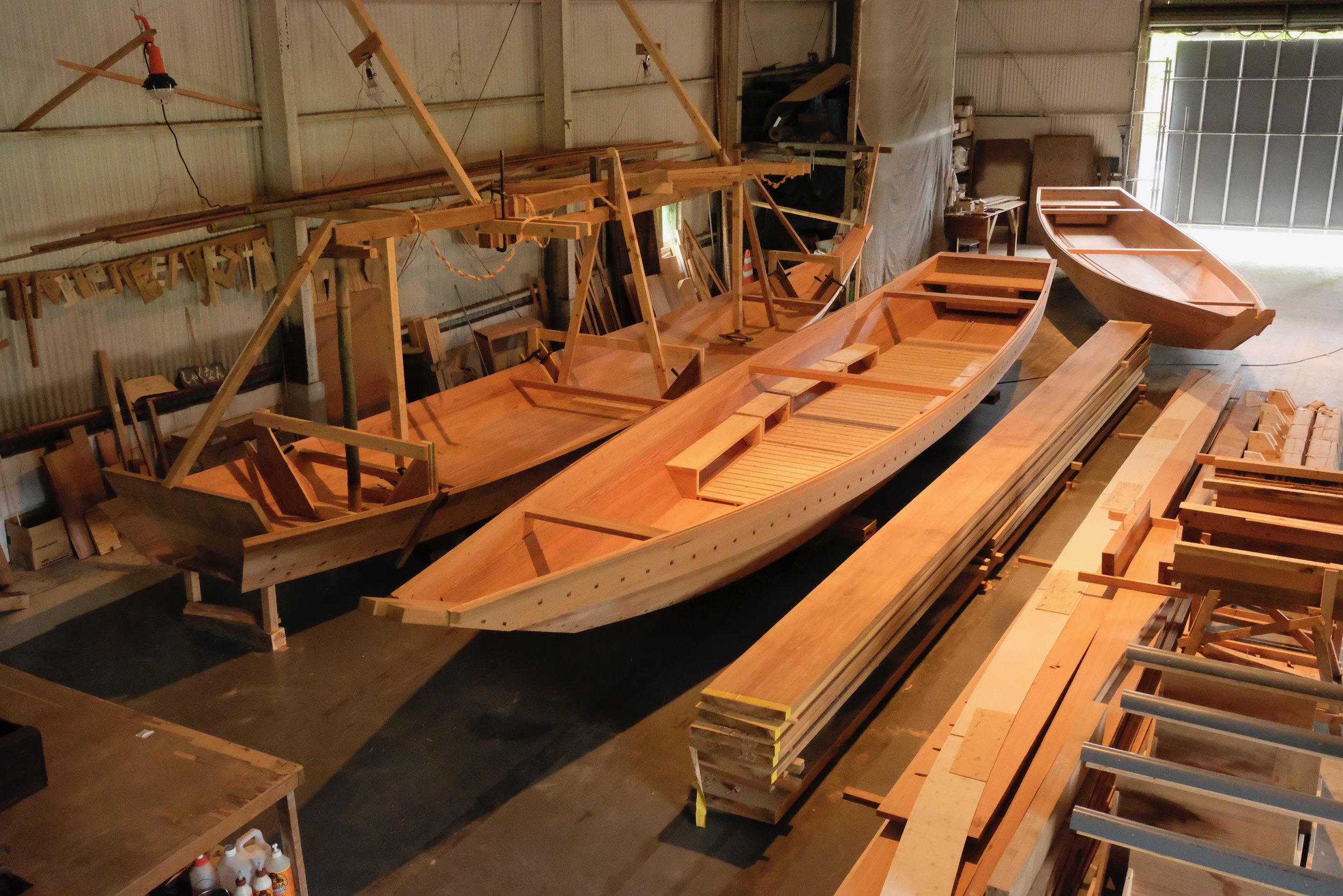 木造船 Wooden boats