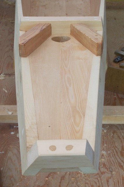 Detail of the deck at the bow.