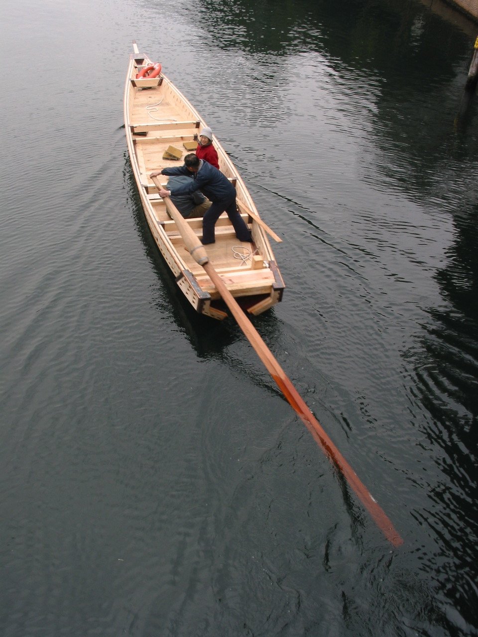 The chokibune I built with my teacher, Mr. Kazuyoshi Fujiwara in 2003.