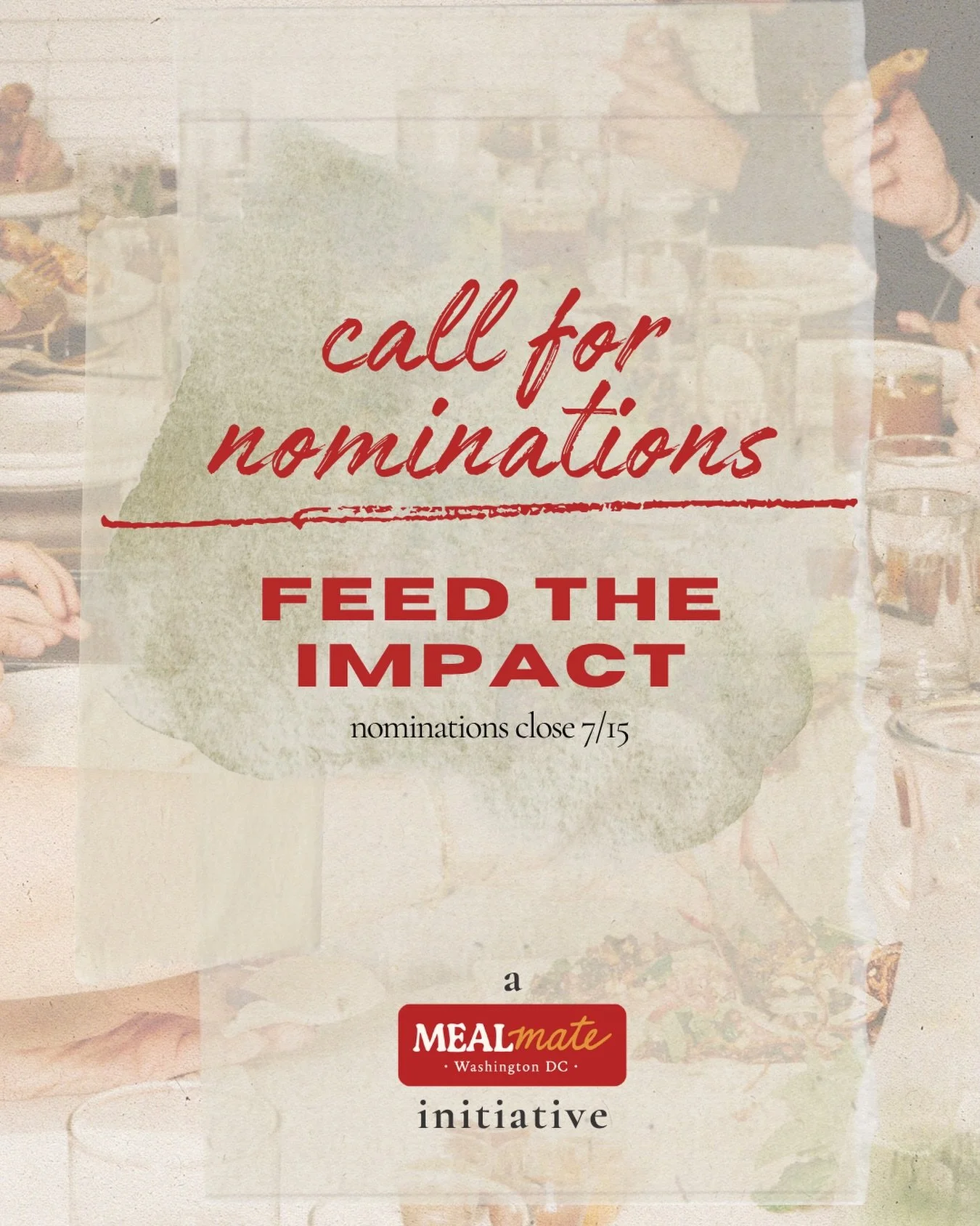 🔗NOMINATION FORM IN BIO
bit.ly/mealmateimpact

Feed the Impact is an initiative to recognize and nourish individuals in our local community who have made positive changes for the world and people around them. Selected nominees will be:
✨recognized o