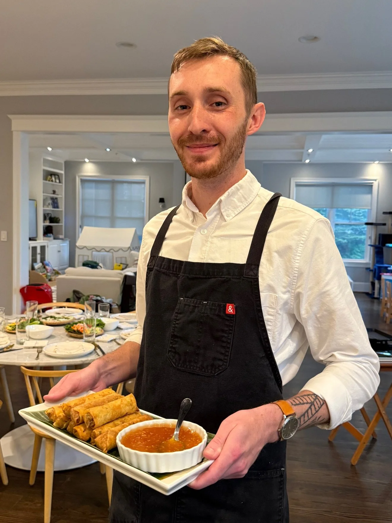 A peek into our signature Vietnamese garden roll feast with Chef Tim and Chef Jamie-Claire. We recently had the sweetest opportunity to prepare this experience for our regular meal prep clients (who are truly the best). If this isn&rsquo;t a beckon f