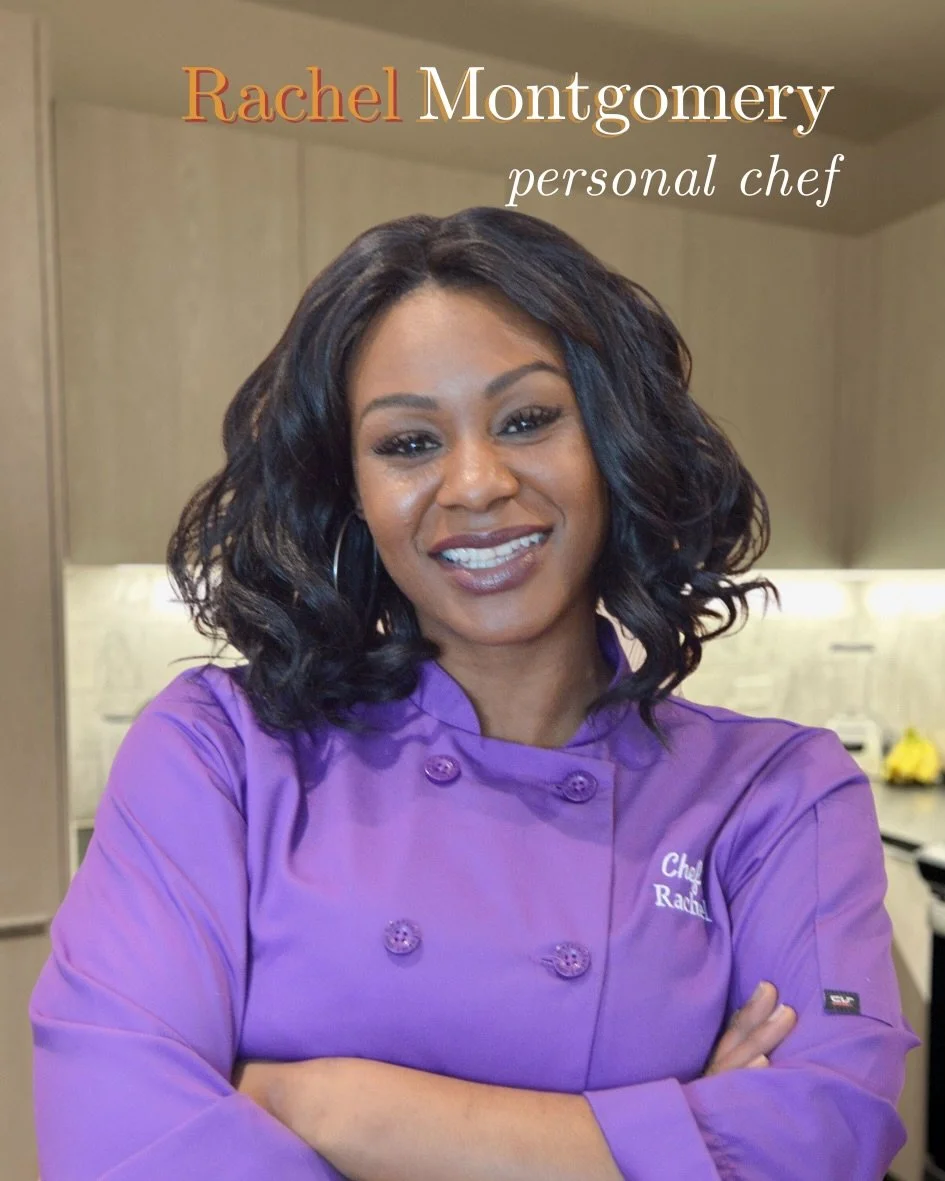 Before the first course hits the table, Chef Rachel has already filled our guests with warmth from her bright smile and brighter spirit. Originally from the Bay Area, she now graces our city and homes with her finely executed techniques and her refre