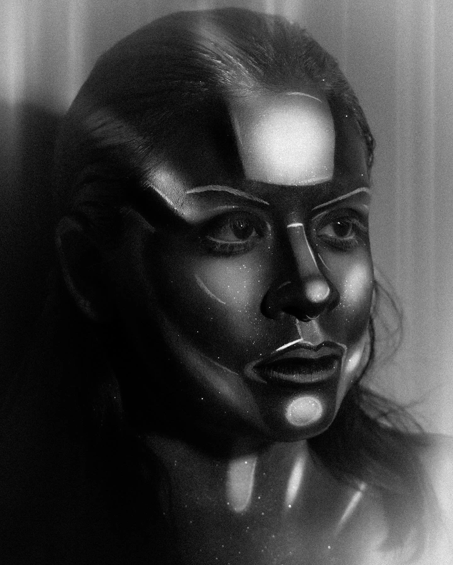 I herald his beginning..I herald your end..I herald..galactus 🌕🩶🏄🏻&zwj;♀️

photographer @cinemasammy 
editor moi 🪐
 
@fentybeauty hydrating grip primer 
@ucanbemakeup athena cream palette 
@plouise_makeup_academy rumor eye base 
@onesize stage w