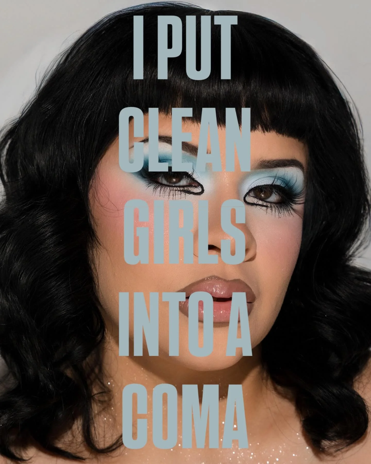 a cutesy iconic trend I had to be apart of since showcasing my love for color ༺☆༻ ib @anya.tisdale OGs @maoomua &amp; @d.idooooooo 🪽

photographer @cinemasammy 
#houstonmakeupartist #funmakeup #editorialmakeup