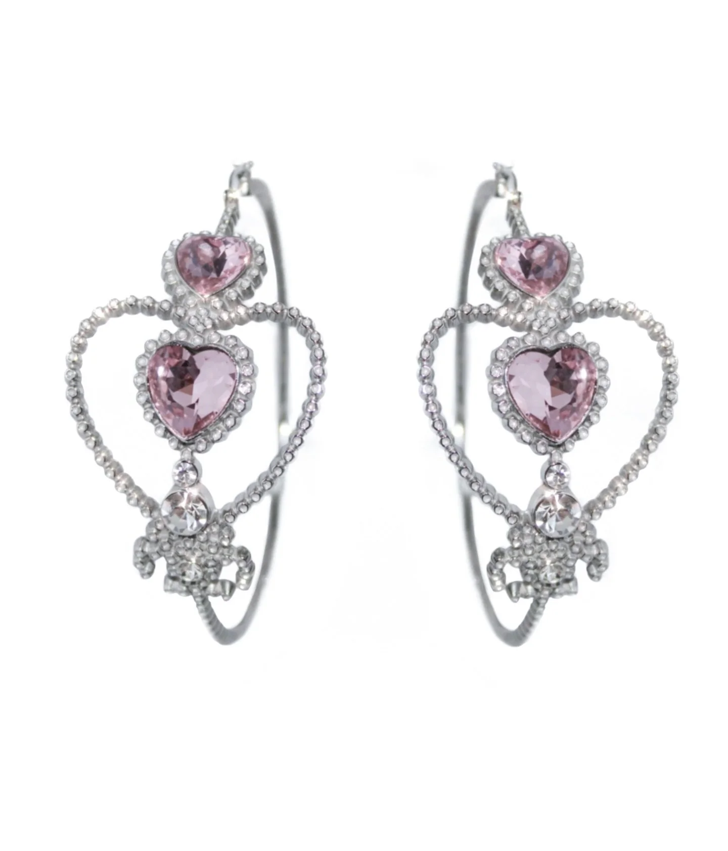 Wand Hoops online now <3 100% stainless steel with glass stones