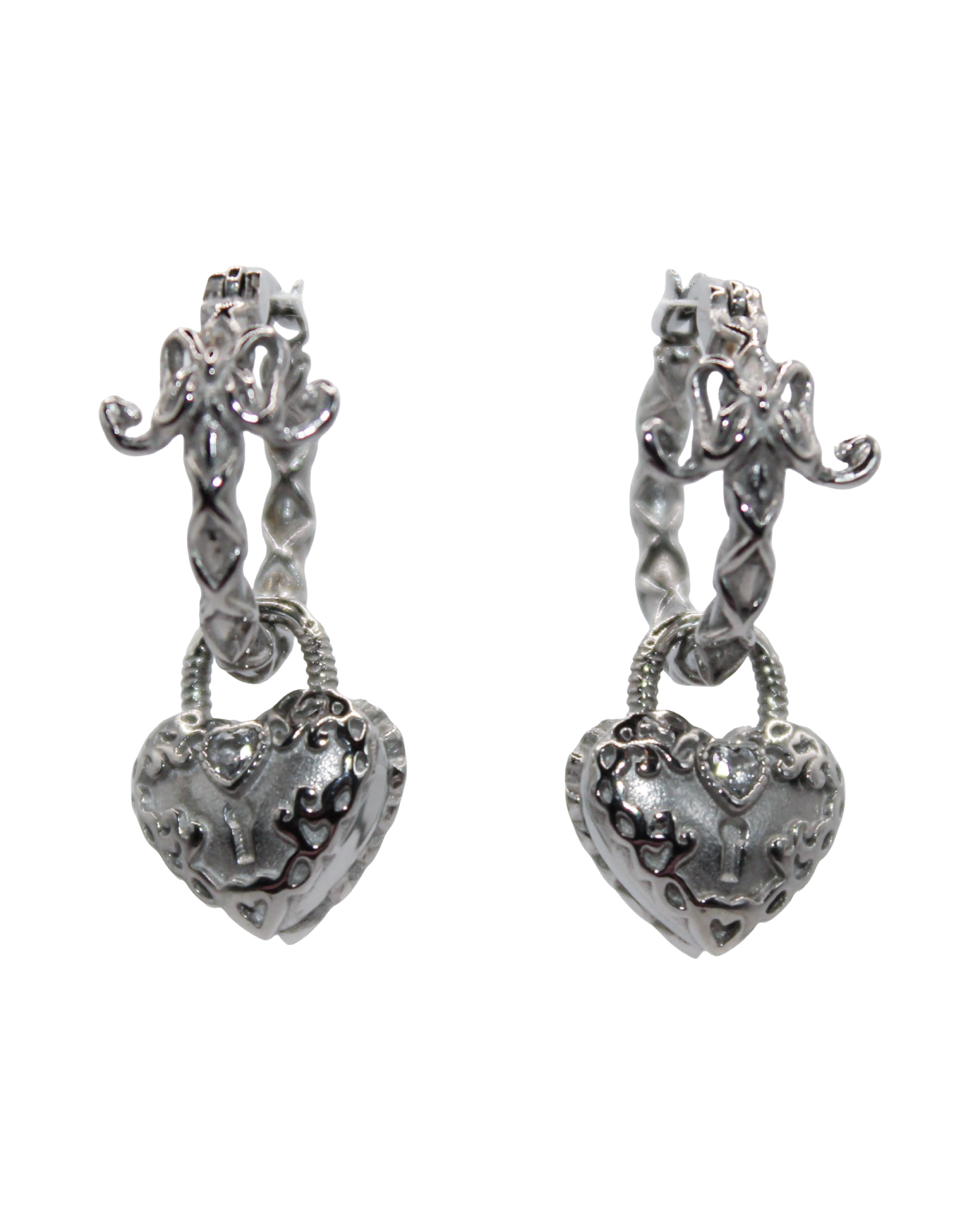 Princess Lock Mini Hoops