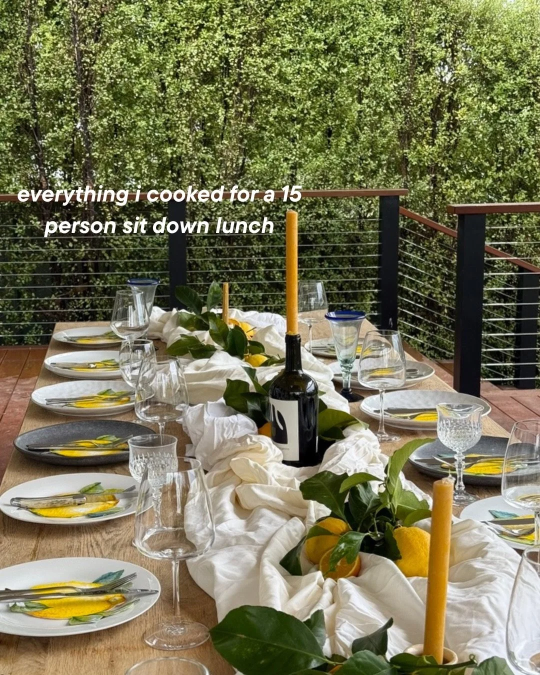 everything I made for my sister&rsquo;s birthday present: a sit down lunch for 15. and yes, of course I served a cheese board for the appetiser - I was just too busy eating it to take a picture. 

beef ragu and chicken recipes in the comments. tirami