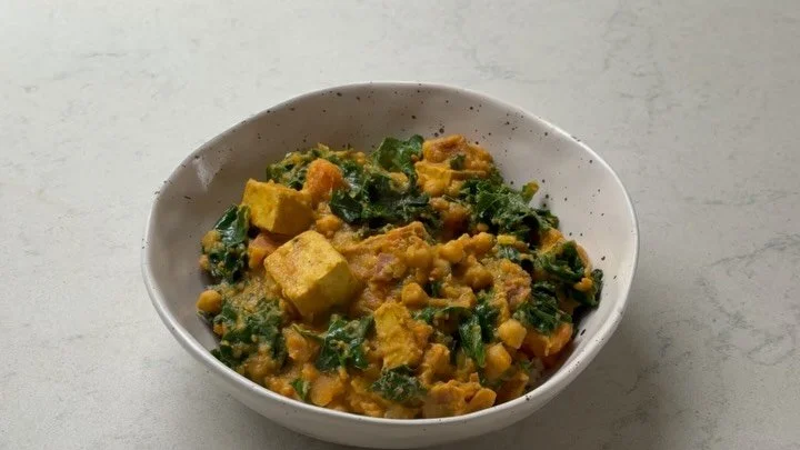 tofu, vegetable curry this one is on rotation in our house every single week, no matter the season. it&rsquo;s so easy to make and every bowl feels like a warm hug. we are so lucky to have access to such incredible produce and meat but i also appreci