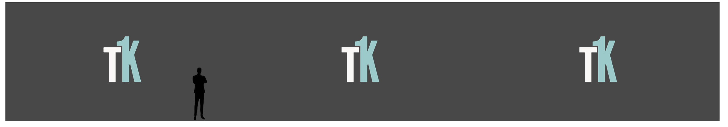 70x12 extra-wide LED wall size guide graphic for large main stage backdrop