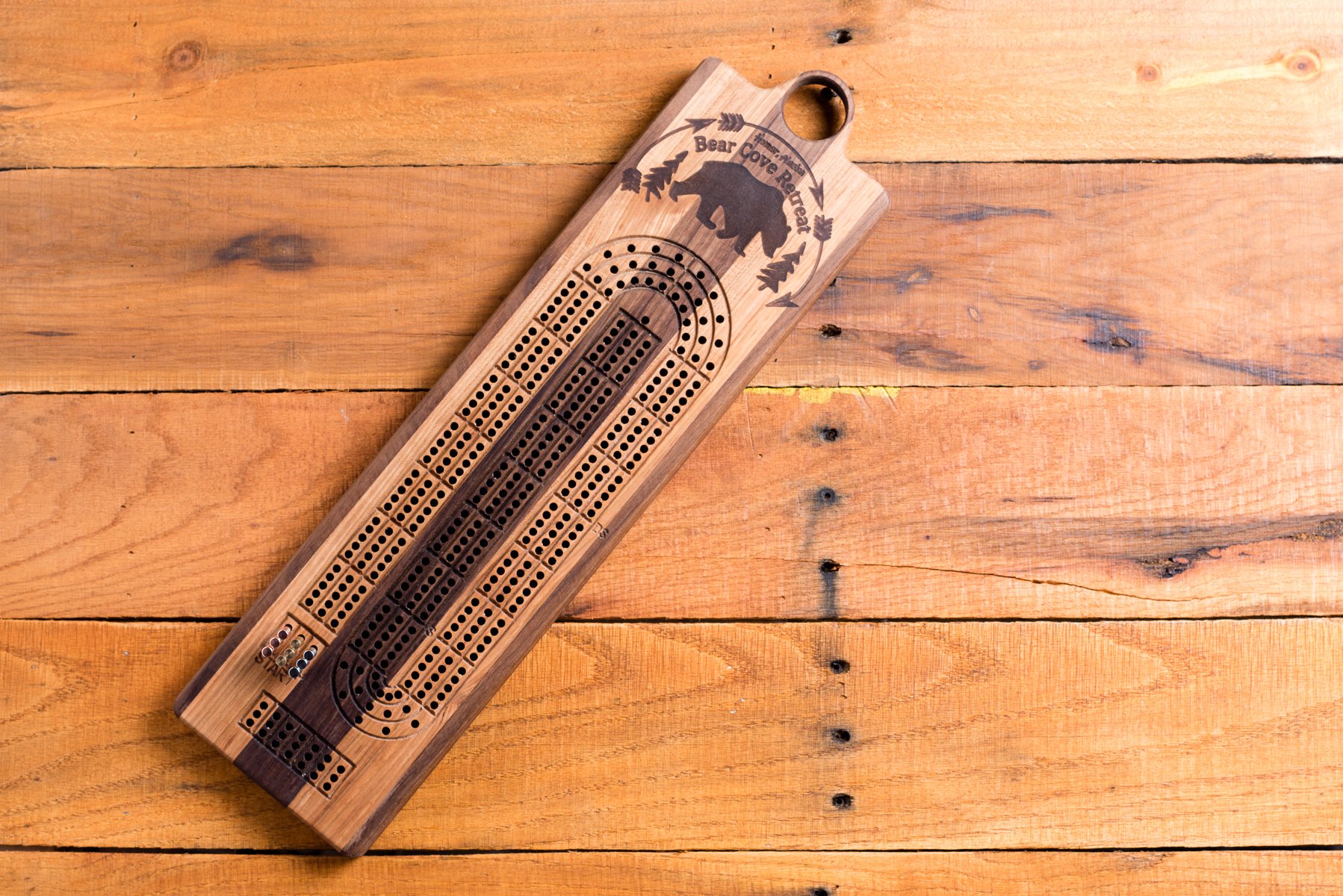 Coastal Cribbage Board