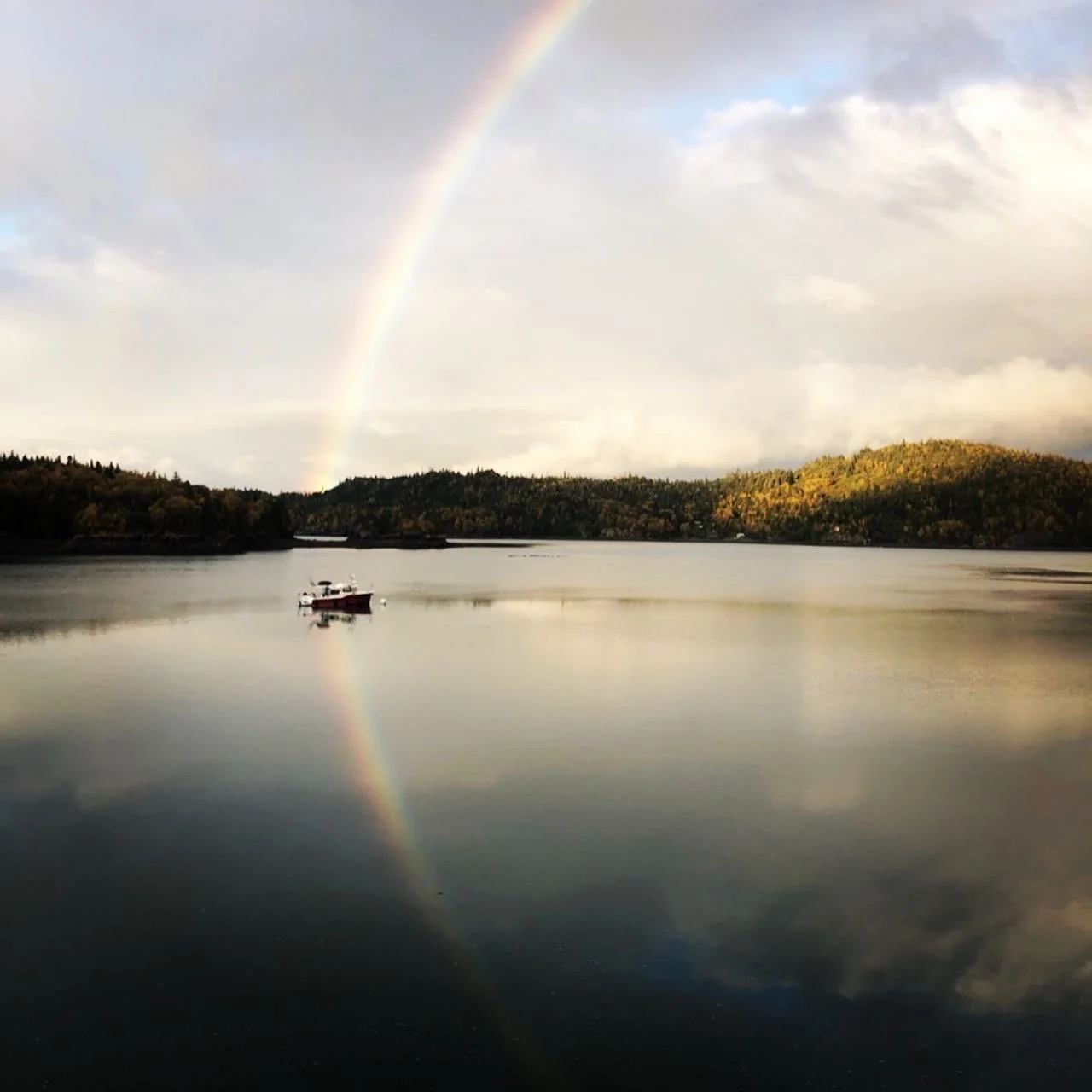 The pot of gold at the end of the rainbow!