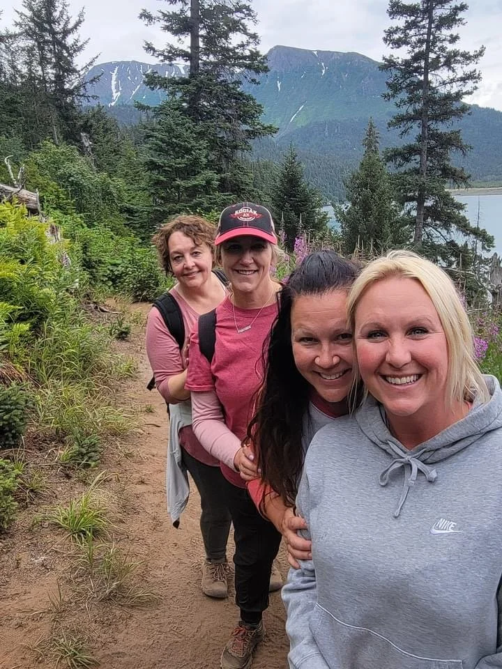 Saddle trail hike in Kachemak Bay State Park