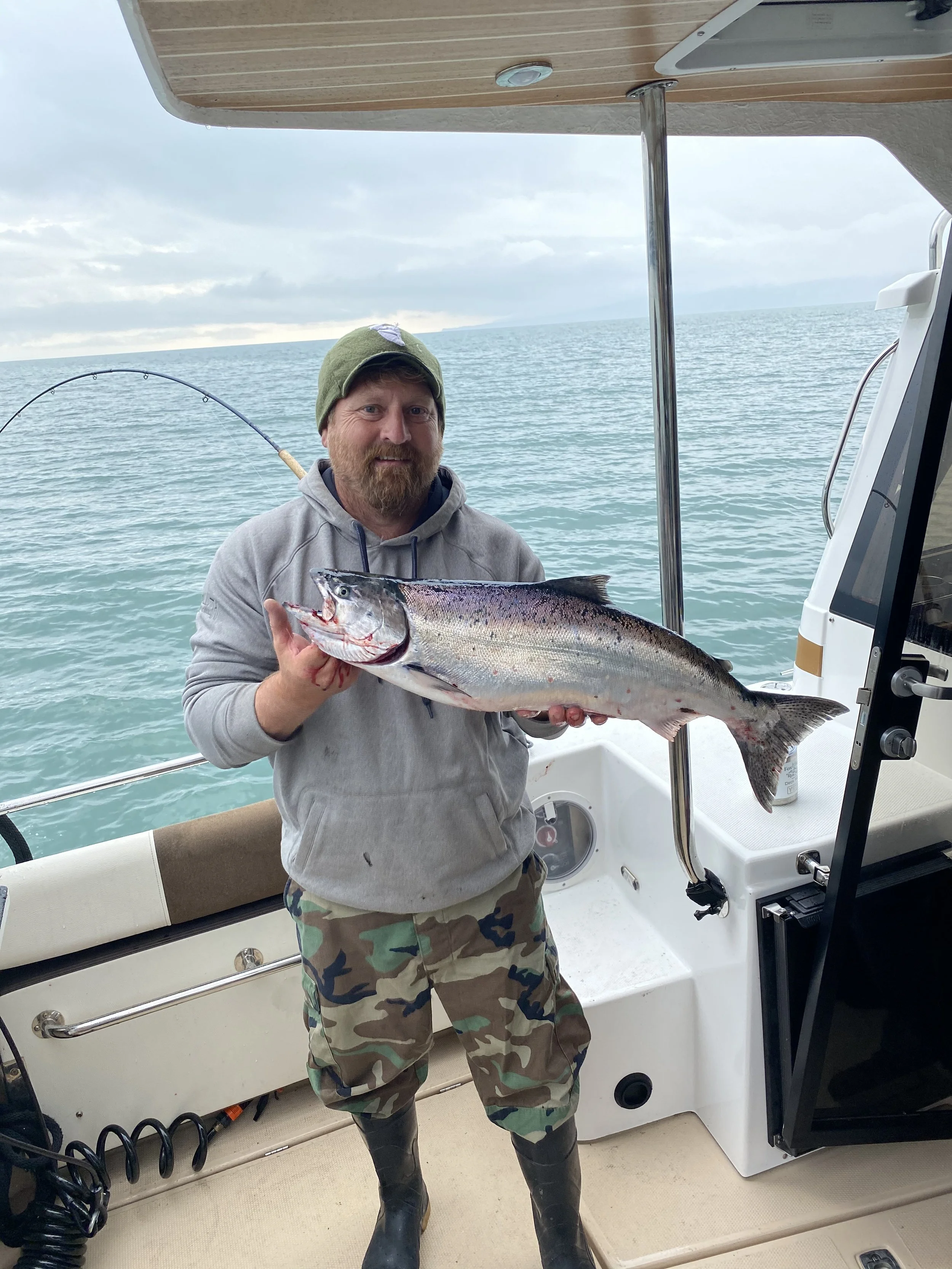 Another productive day trolling King Salmon