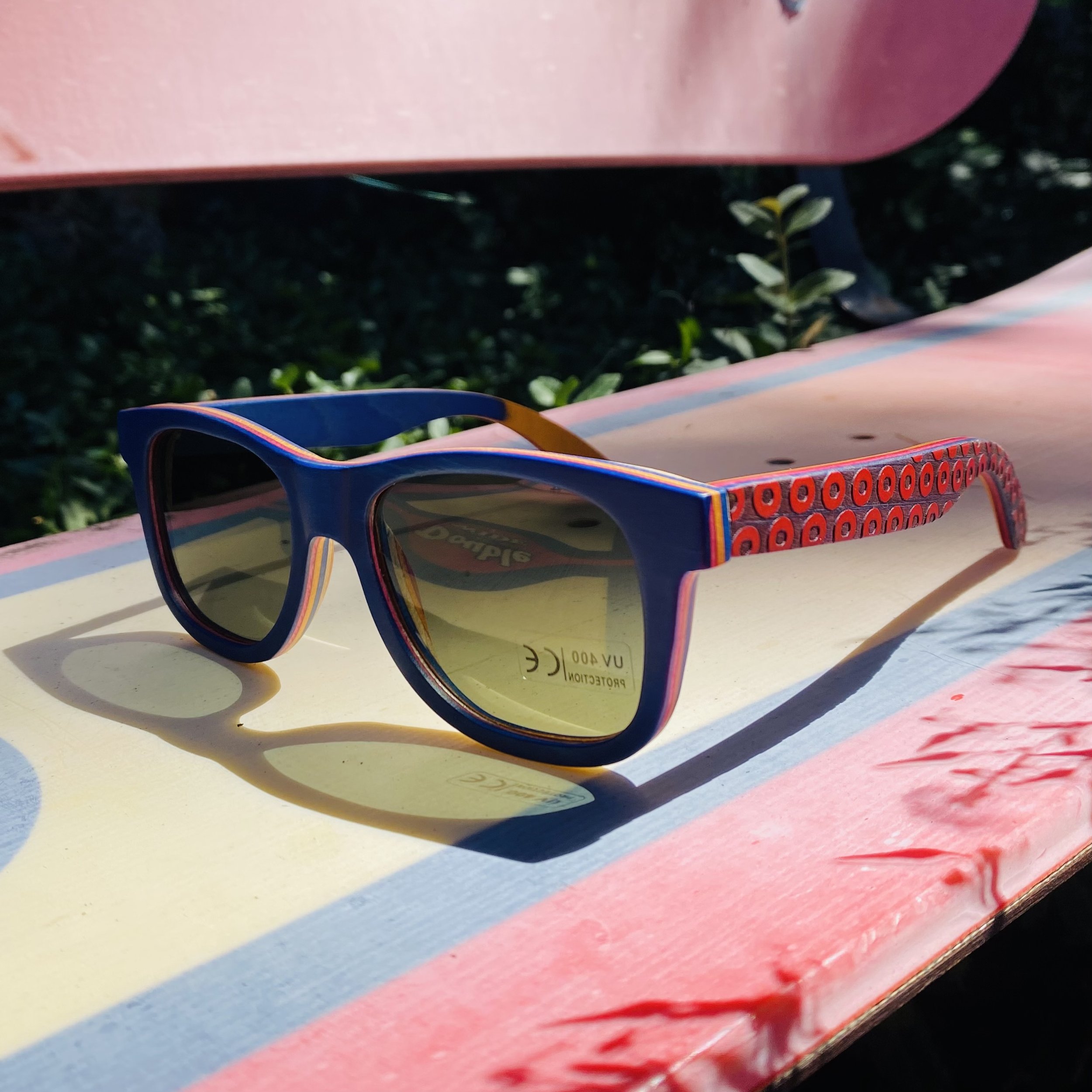 Phish Blue & Red Maple Donut Sunglasses