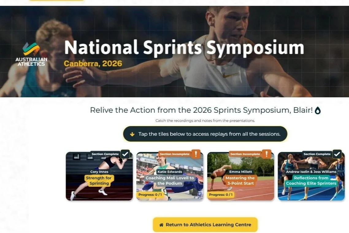 Catch Up on the 2026 National Sprints Symposium