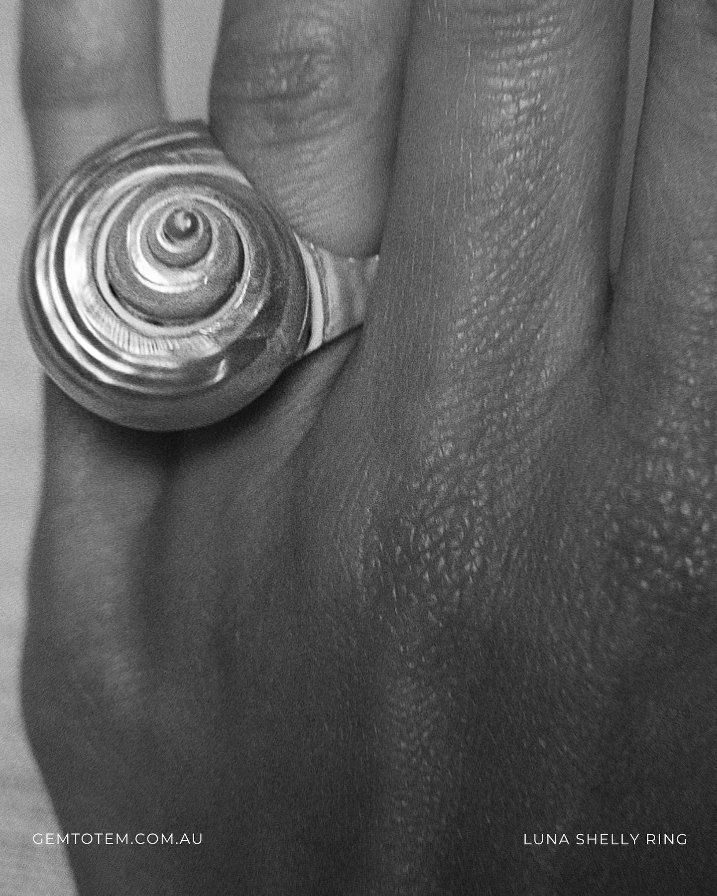 From a real shell to the Luna Ring &mdash; born by the sea, meant to stand out.

Few pieces remaining at gemtotem.com.au.