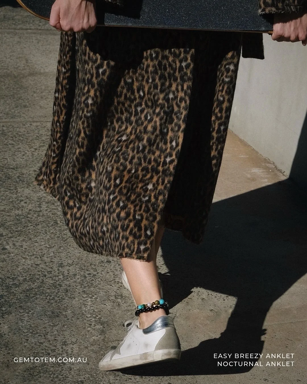 Gem Totēm girls know: the magic starts at the ankle. Explore our one-of-a-kind anklet collection at gemtotem.com.au