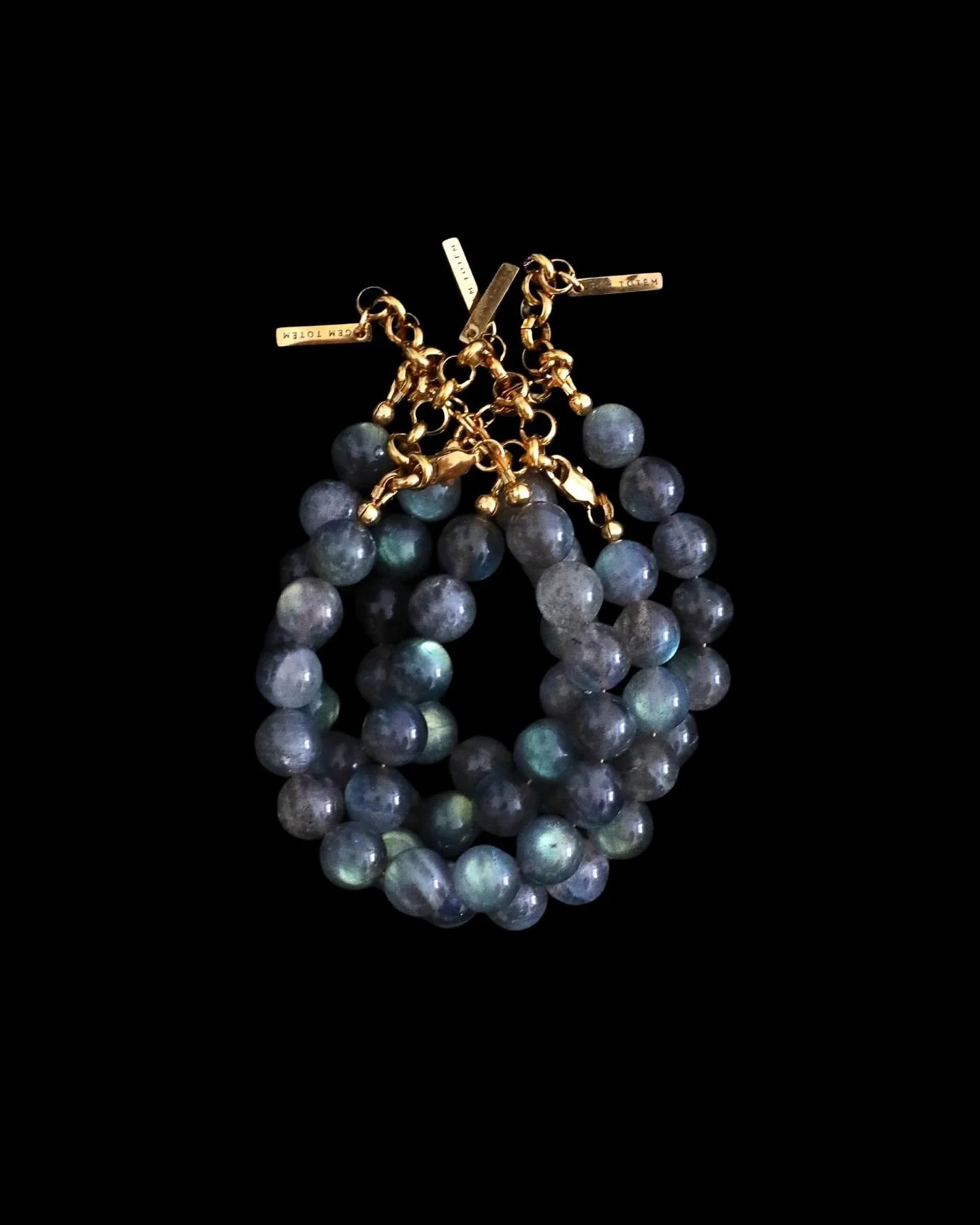 New in: The Nimbus bracelet. Hand-selected labradorite &mdash; a stone of inner strength, intuition and a soft, magnetic glow.
Available now at gemtotem.com.au