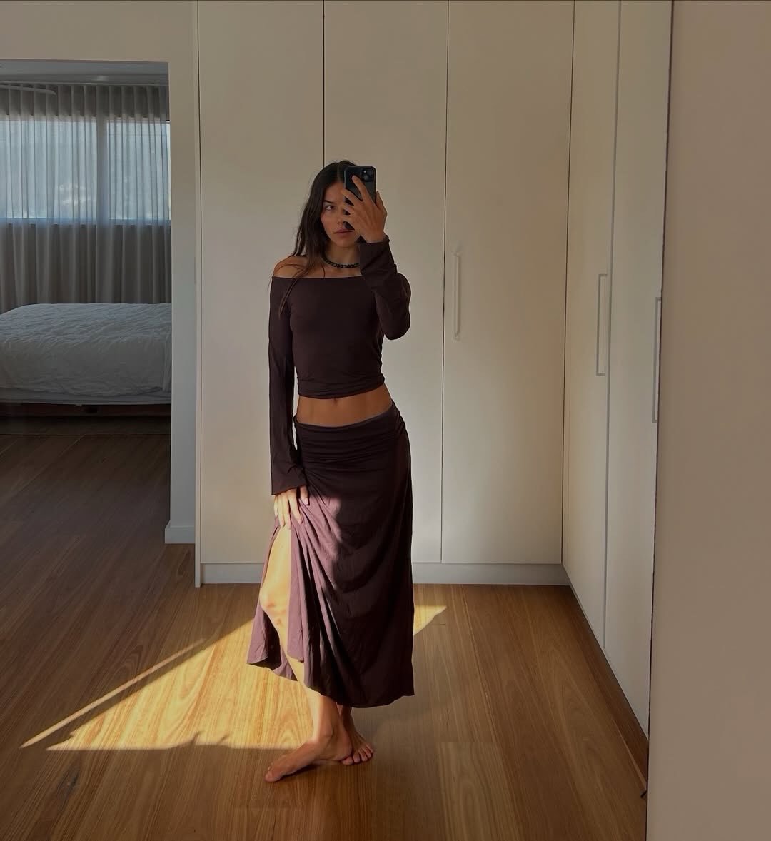 Muse @helena.vestergaard wears her Marble Green necklace💚