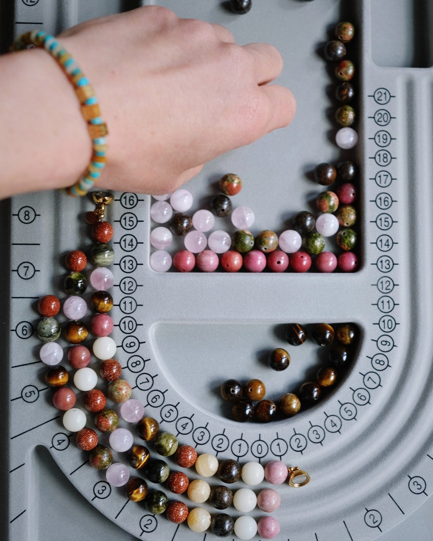 Cappadocia bracelet from our latest Postcards in Colour series.

Inspired by places that stay with you.

A new batch in the making, with each stone carefully hand-selected.

Made by hand in Sydney. 

Available online at gemtotem.com.au and soon in-st