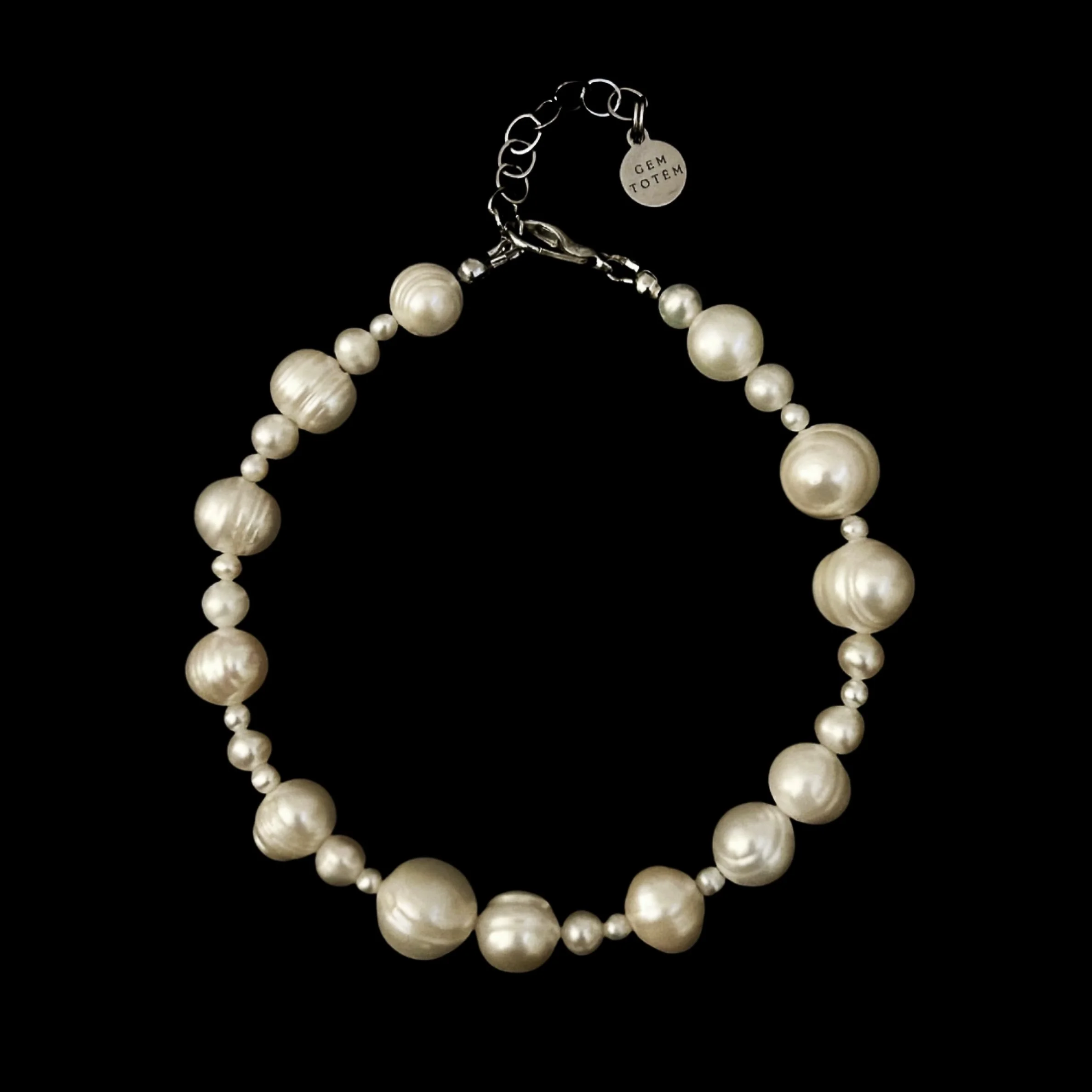 Sea Foam pearl anklet