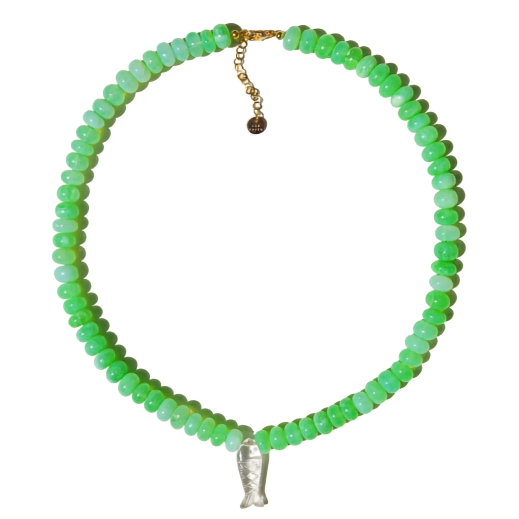 Siréne necklace in minty opals