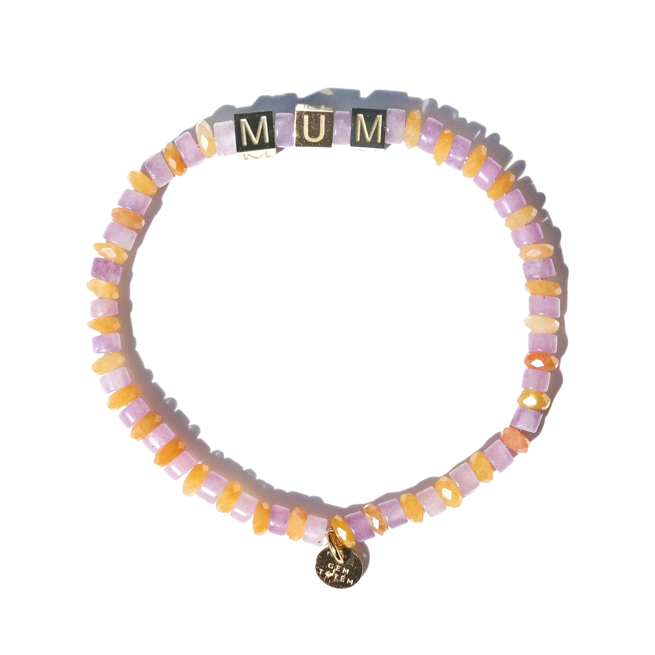 MUM bracelet in jasper & jade
