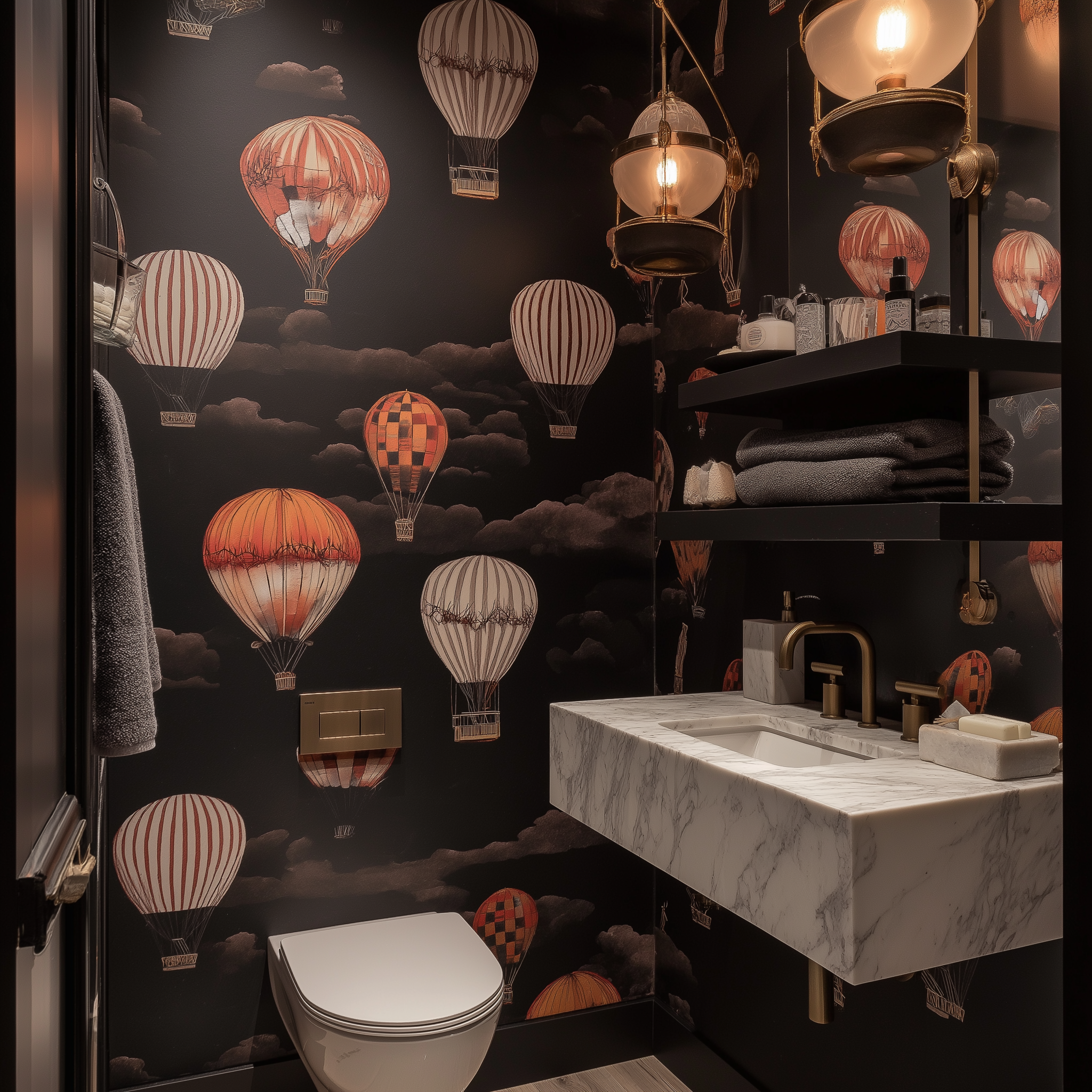 u9464639538_a_dark_powder_bathroom_with_modern_hot_air_balloon__d5dd7b4c-3786-45a5-b933-11b79f83da79.png