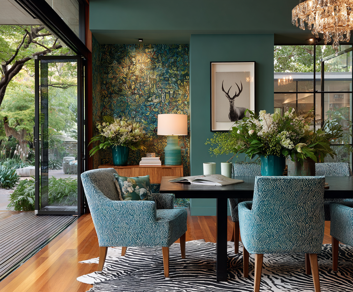 Green Dining Room Must be Seen