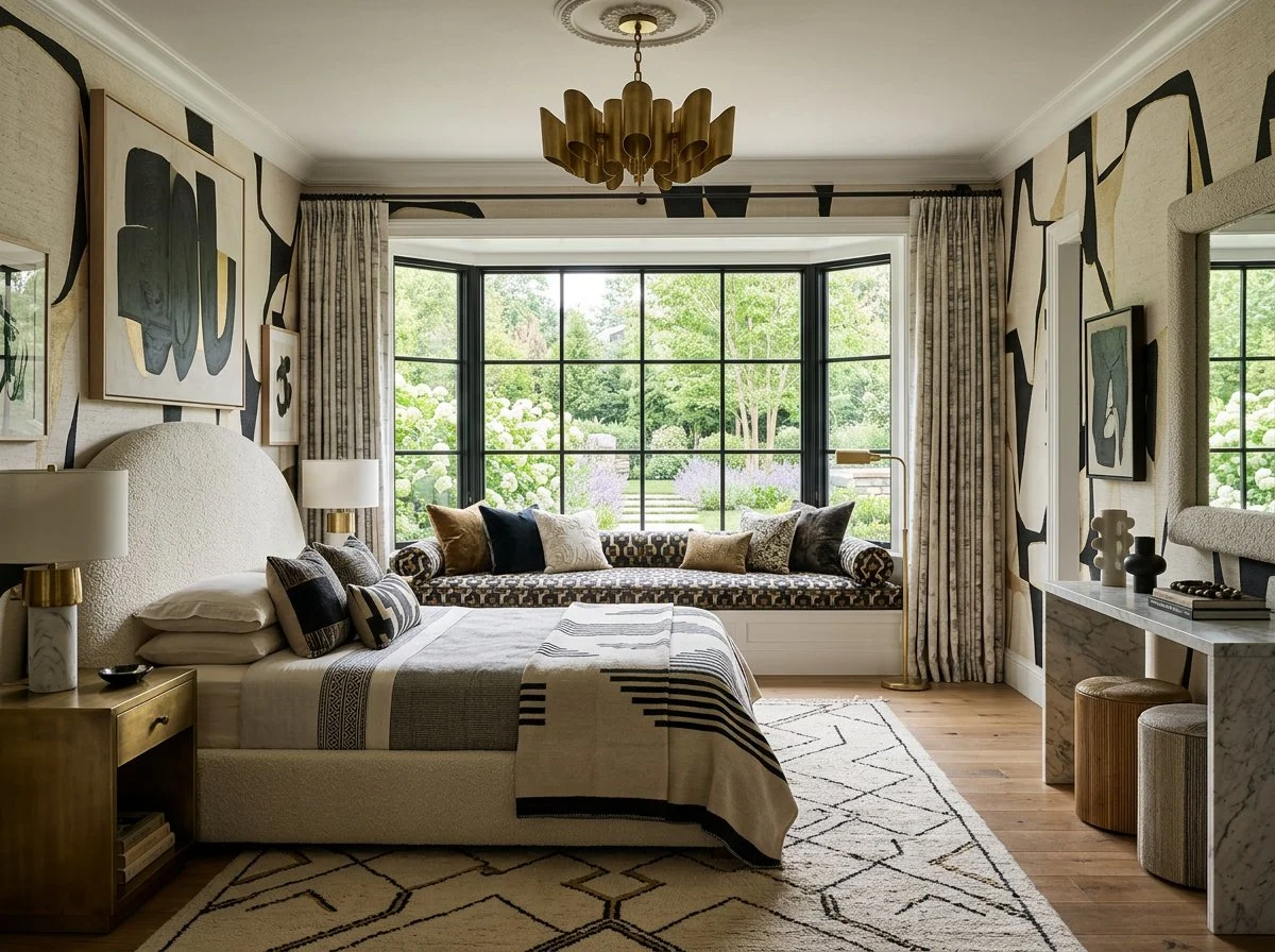 bedroom Kelly Wearstler inspired hamptons, plush design interiors, adelaide.jpeg