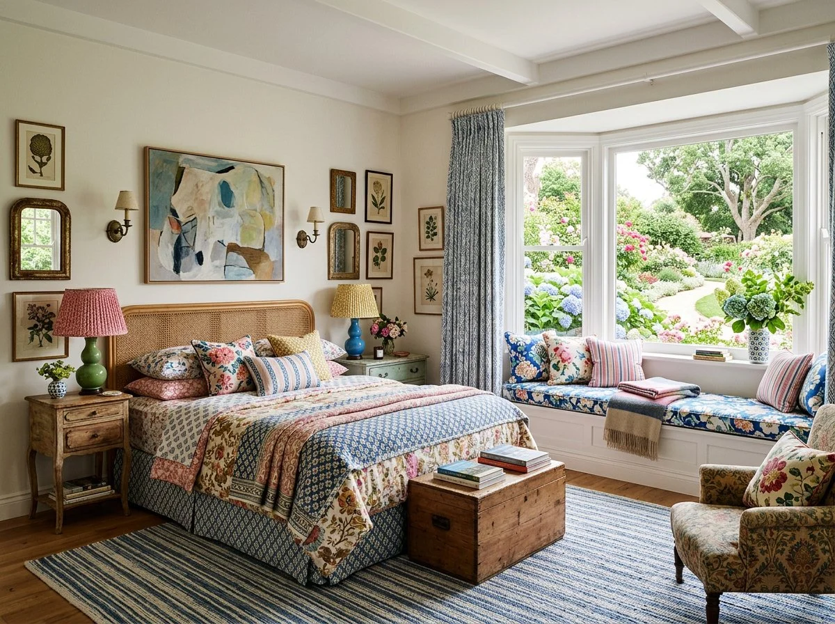 bedroom Anna Spiro inspired hamptons, plush design interiors, adelaide.jpeg