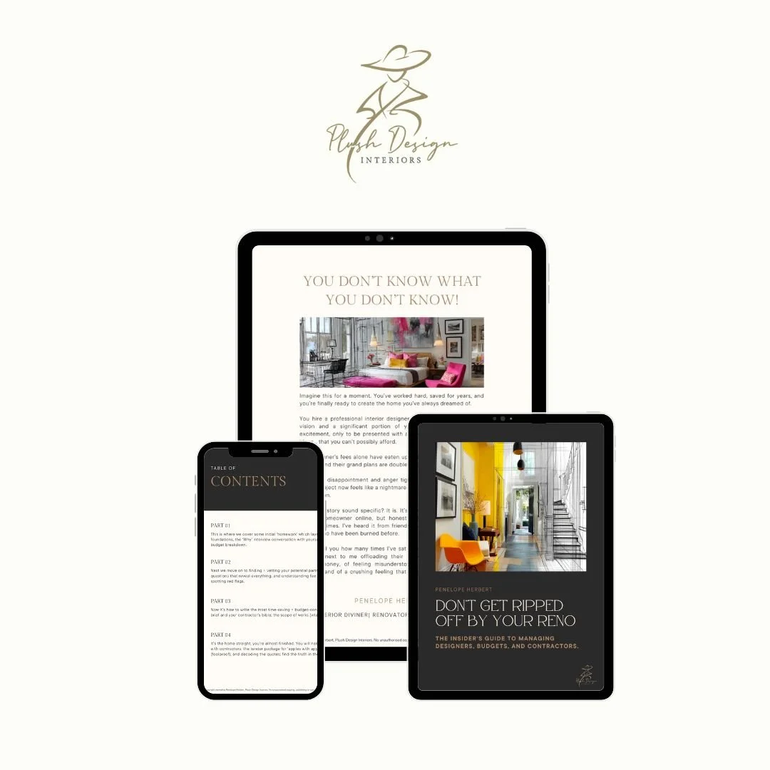 Don't get ripped off by your reno! Managing designers, budgets and contractors.