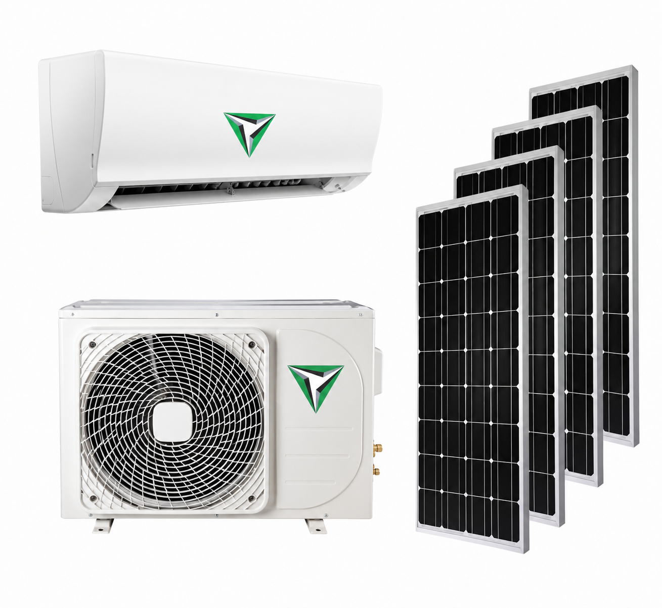 The three main components for a typical Solar Air-Conditioning System