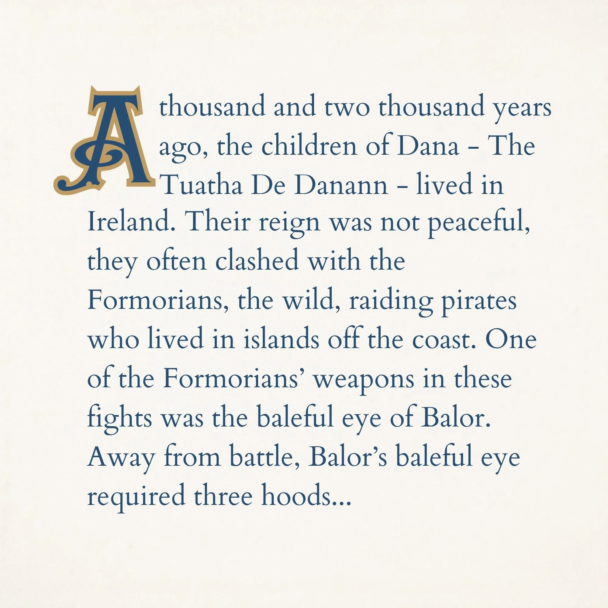 THE STORY OF BALOR AND BIROG